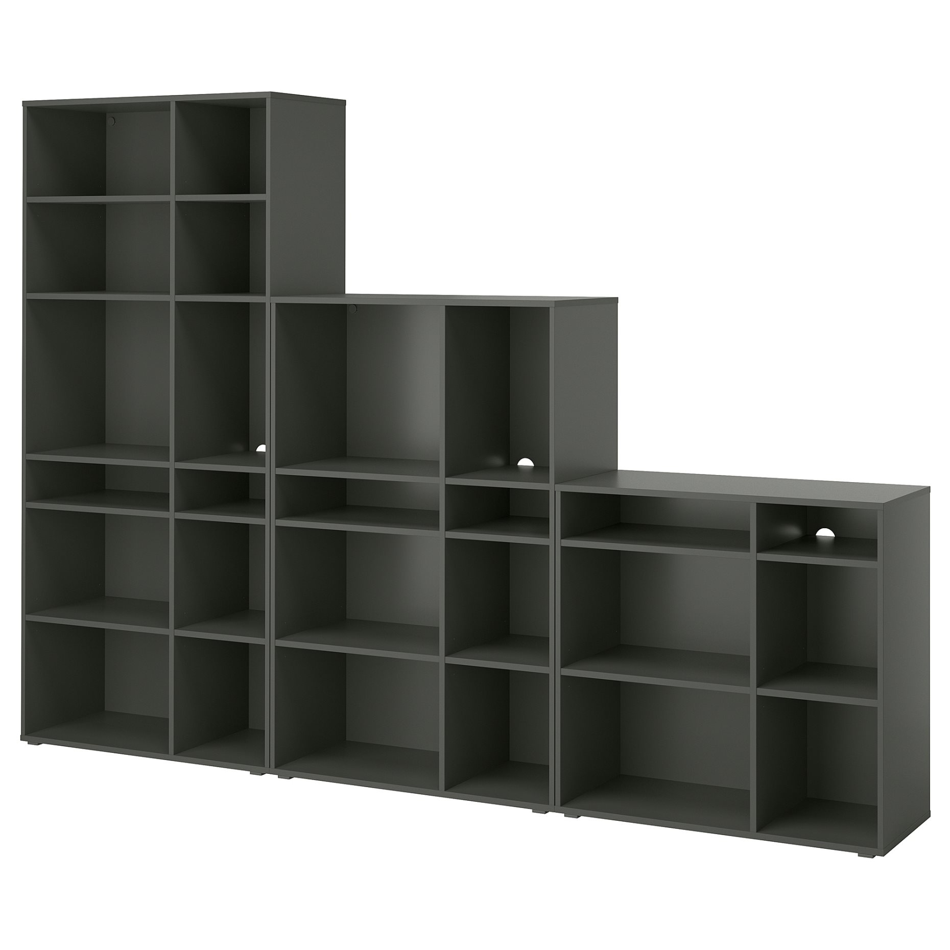 VIHALS, shelving combination, 286x37x200 cm, 495.210.70