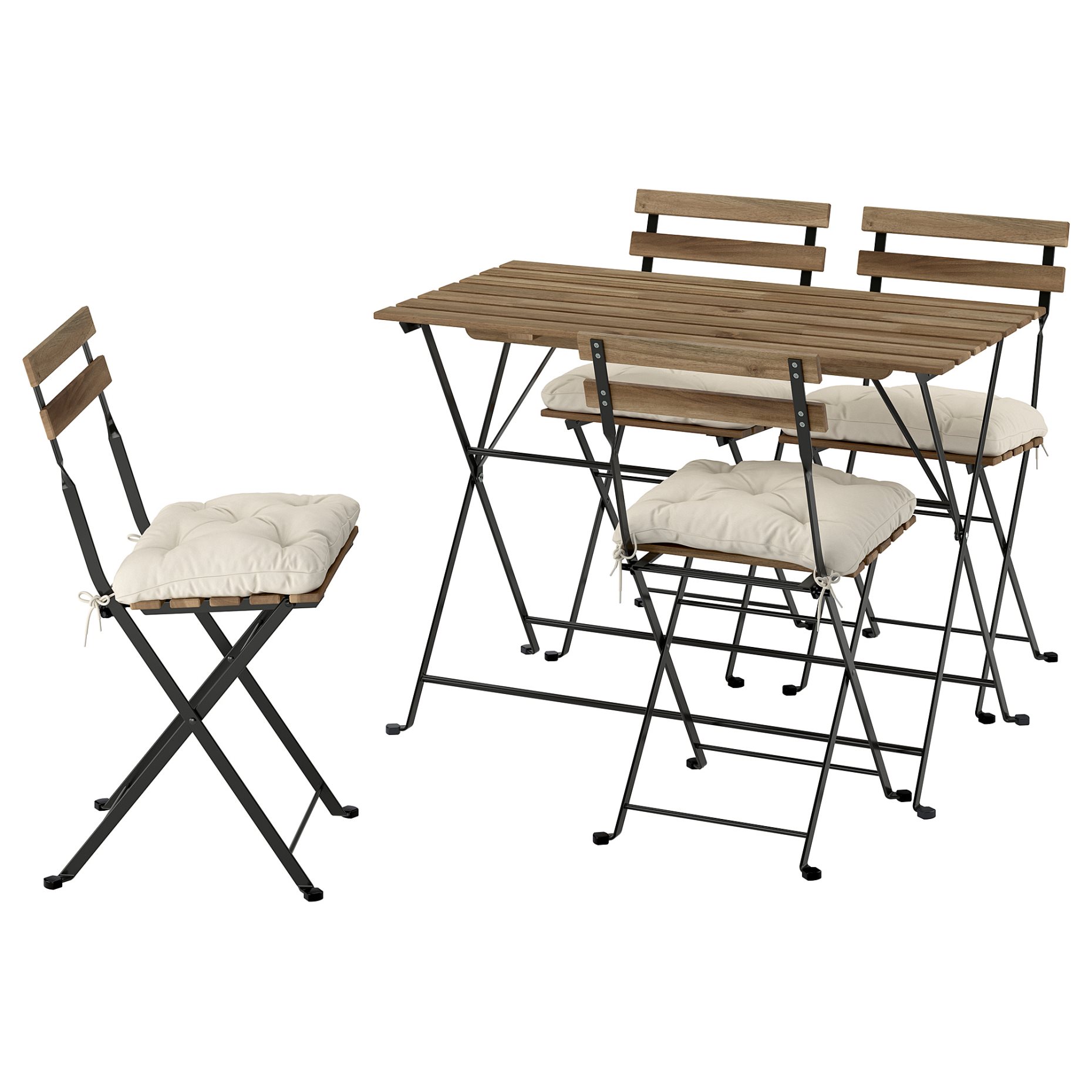 TÄRNÖ, table and 4 chairs/foldable/outdoor, 100x54 cm, 495.753.60