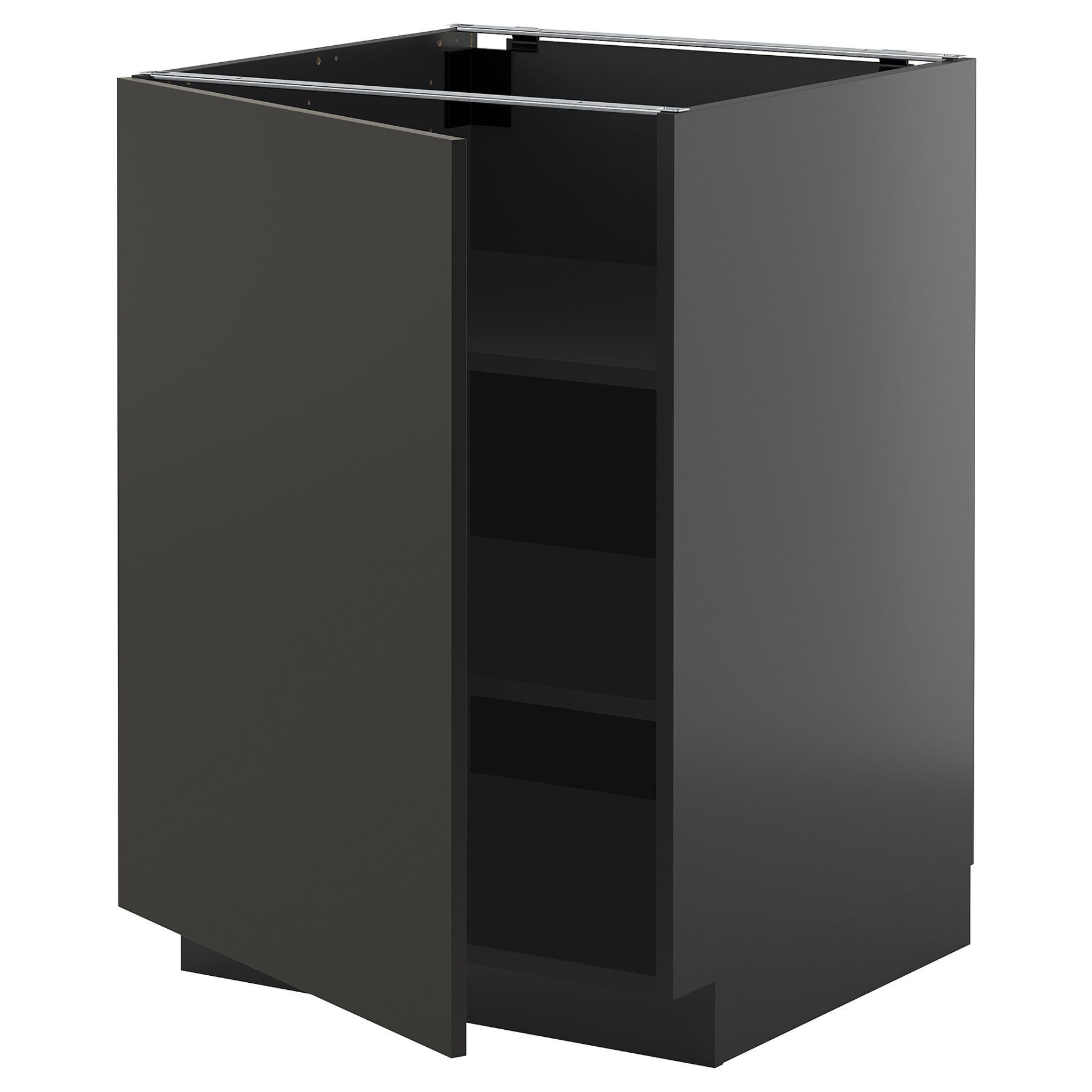 METOD, base cabinet with shelves, 60x60 cm, 495.896.30