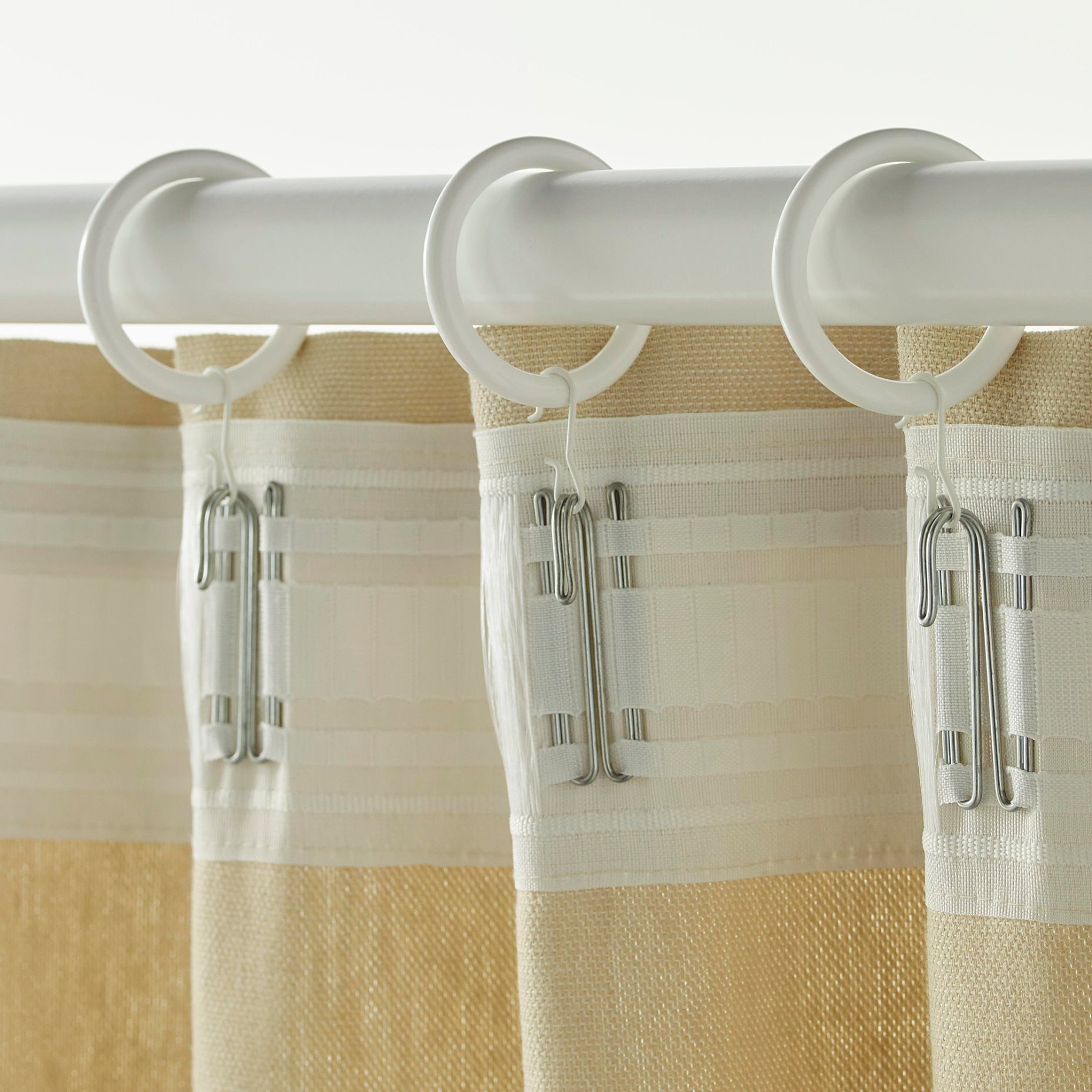 SYRLIG, curtain ring with clip and hook, 502.172.38