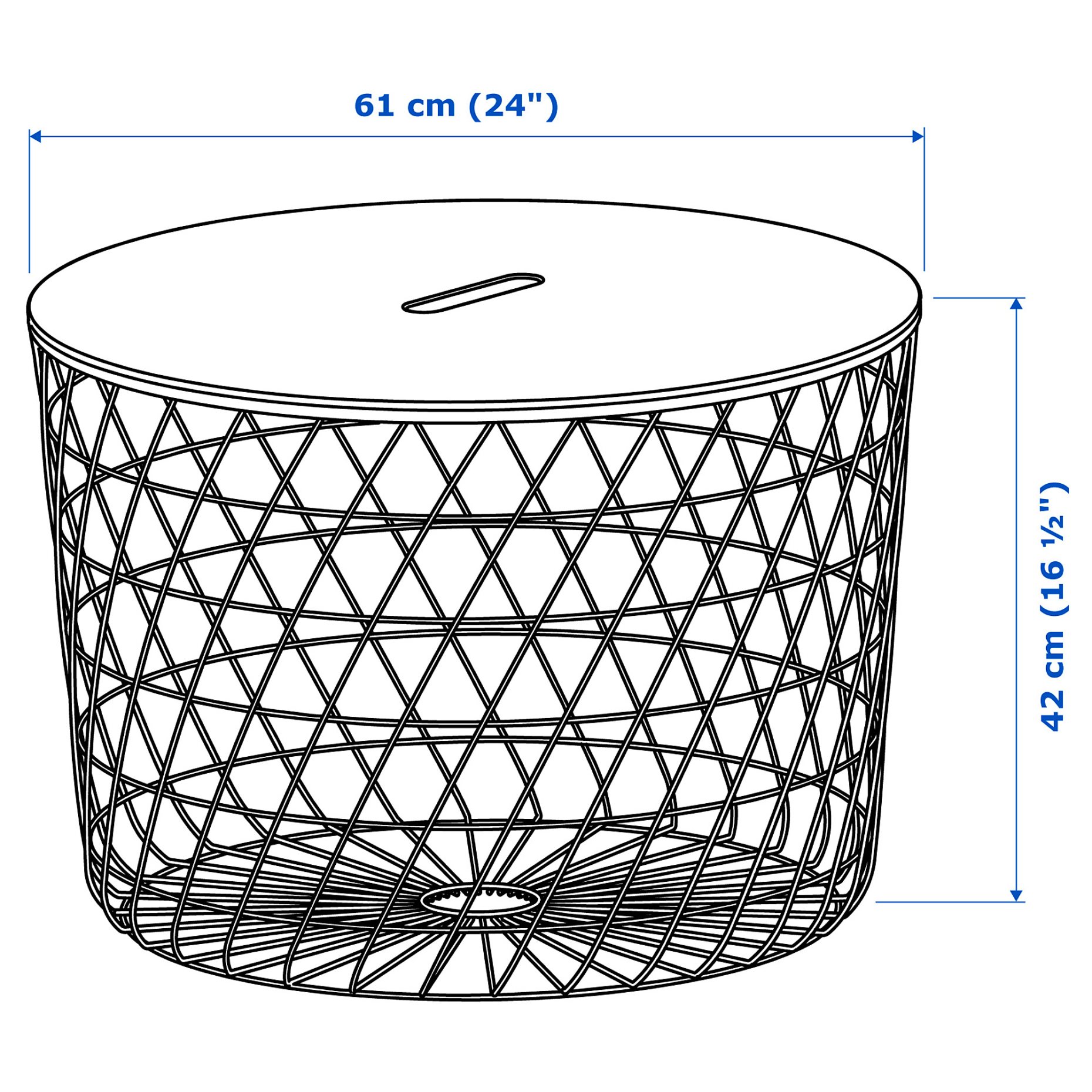 KVISTBRO, storage table, 503.222.39