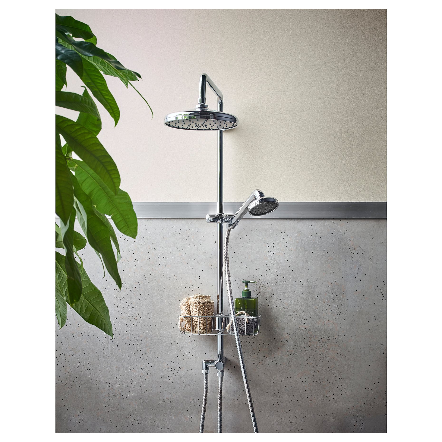 VOXNAN, head/handshower kit with diverter, 503.425.91
