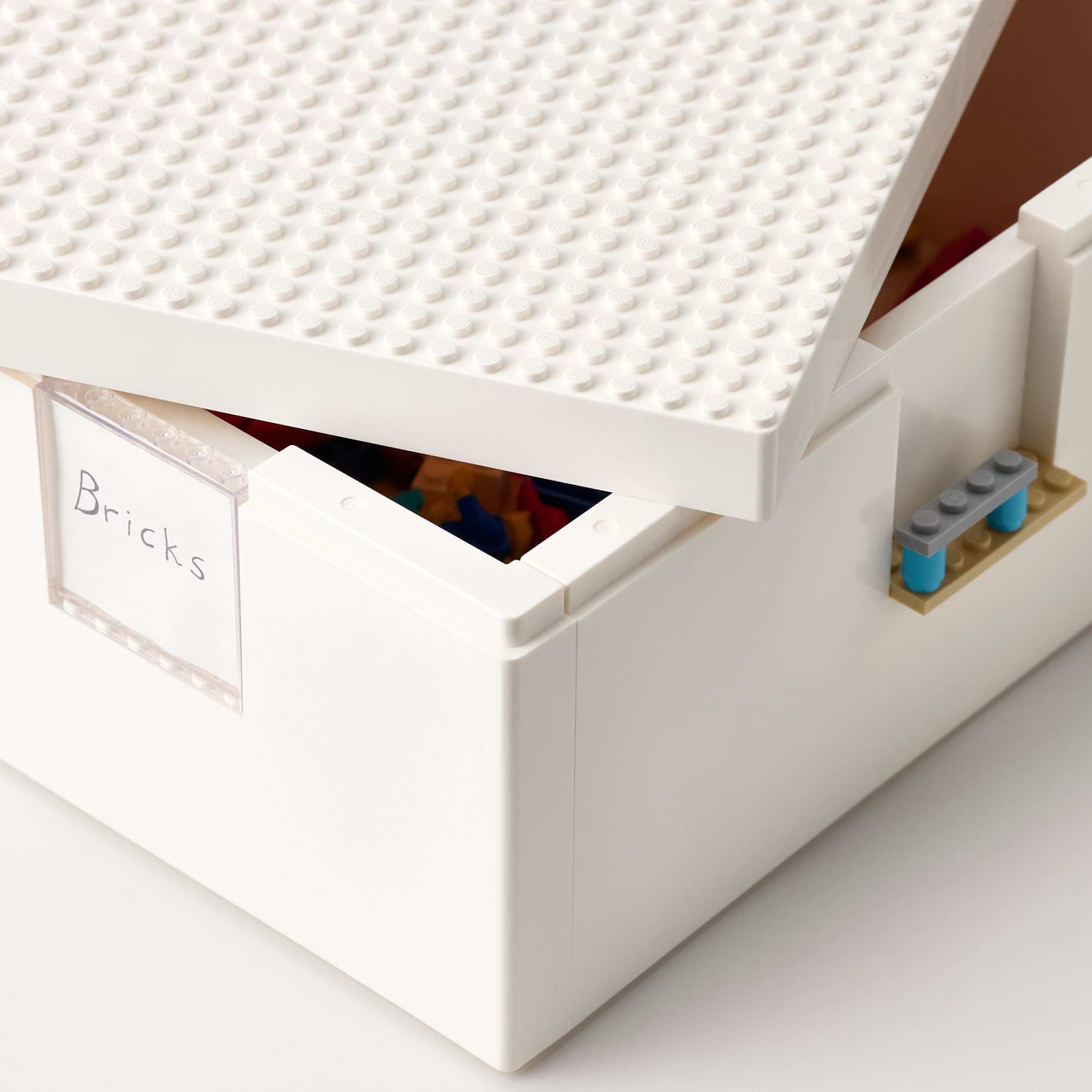 BYGGLEK, κουτί LEGO® με καπάκι, 26x18x12 cm, 503.721.87