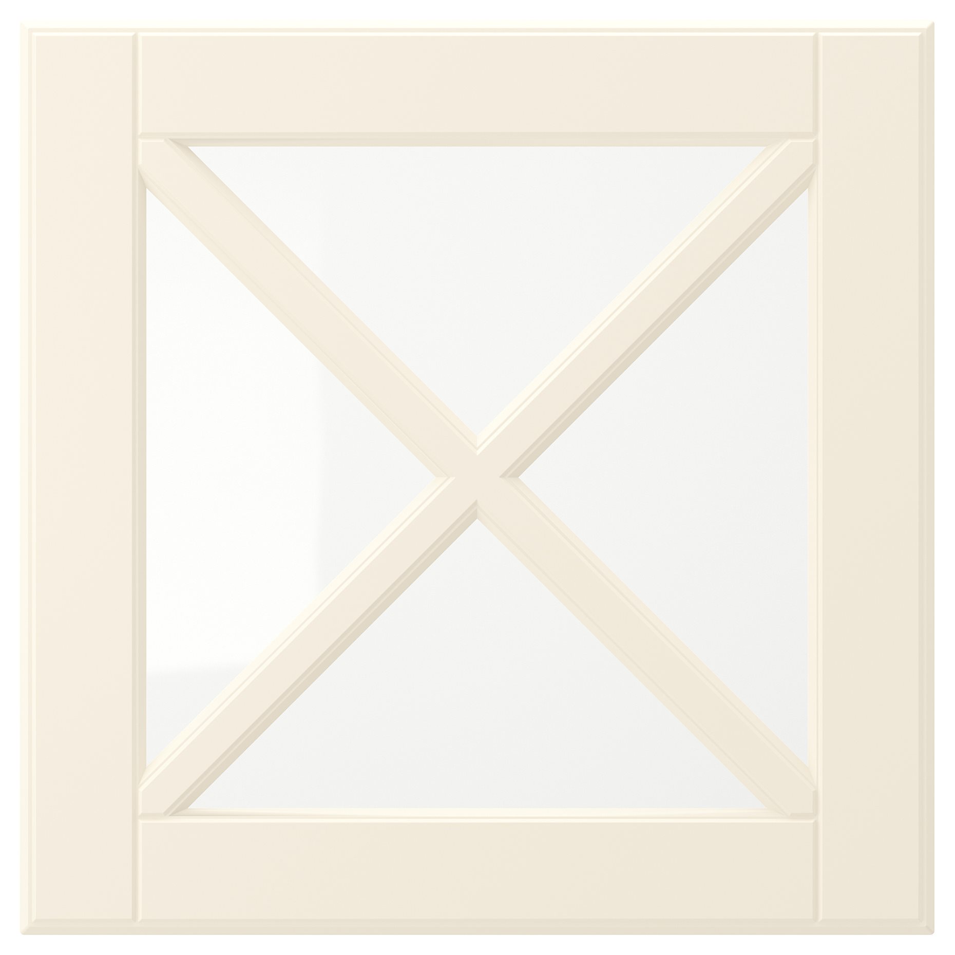 BODBYN, glass door with crossbar, 40x40 cm, 504.850.52