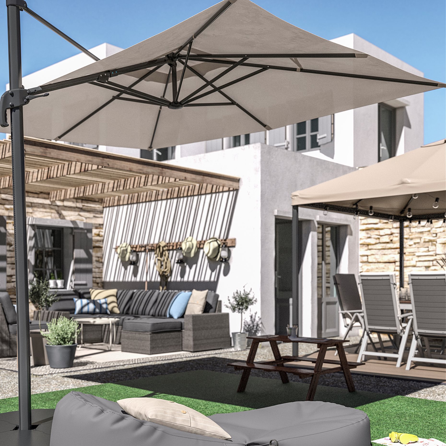 RUNNEN, φινίρισμα για επένδυση δαπέδου εξωτερικού χώρου, 4 τεμ., 504.941.41