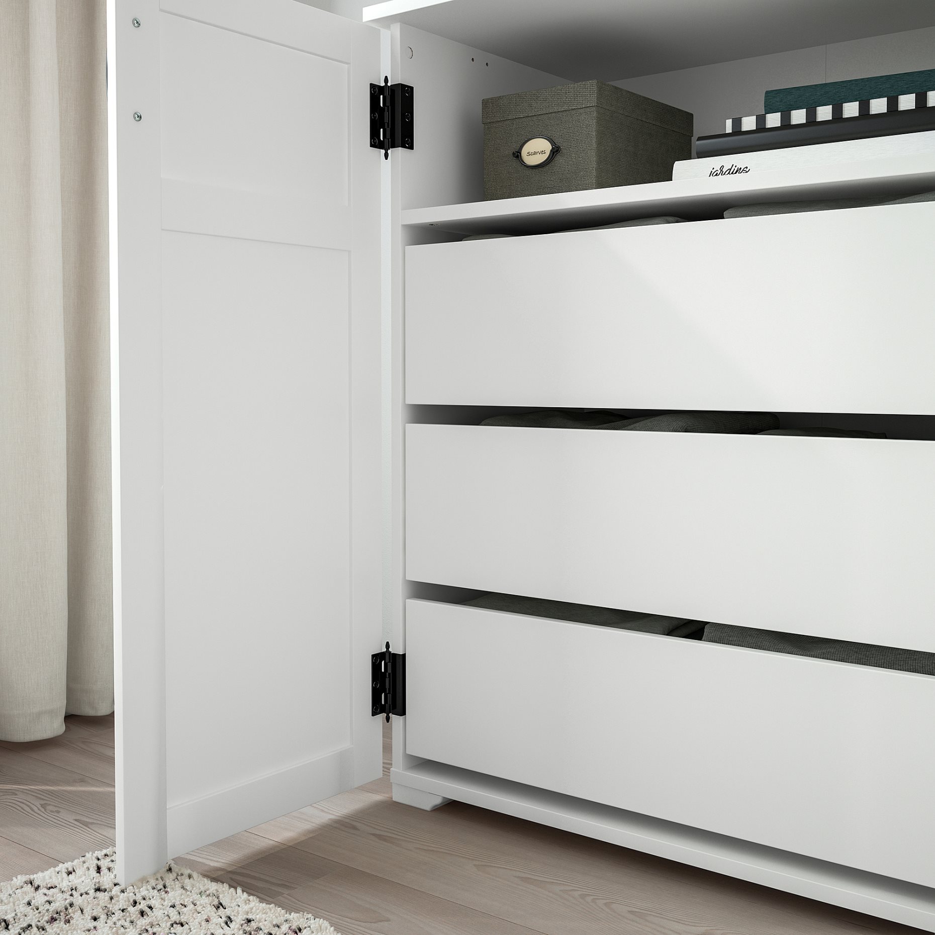 GREÅKER, cabinet with drawers, 84x101 cm, 505.010.71