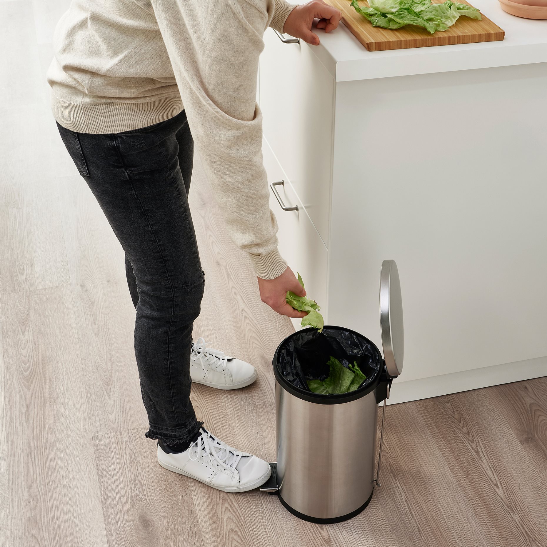 SNÖRPA, pedal bin, 12 l, 505.112.11