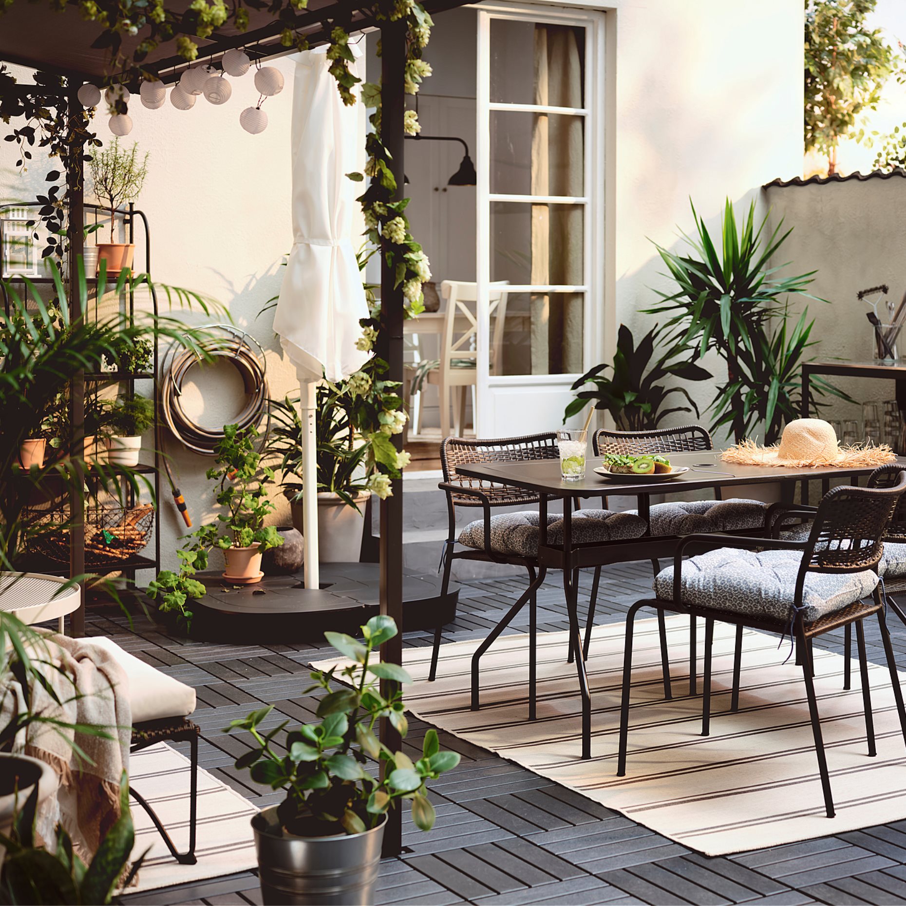 VIRKLUND, rug flatwoven in/outdoor, 160x230 cm, 505.179.44