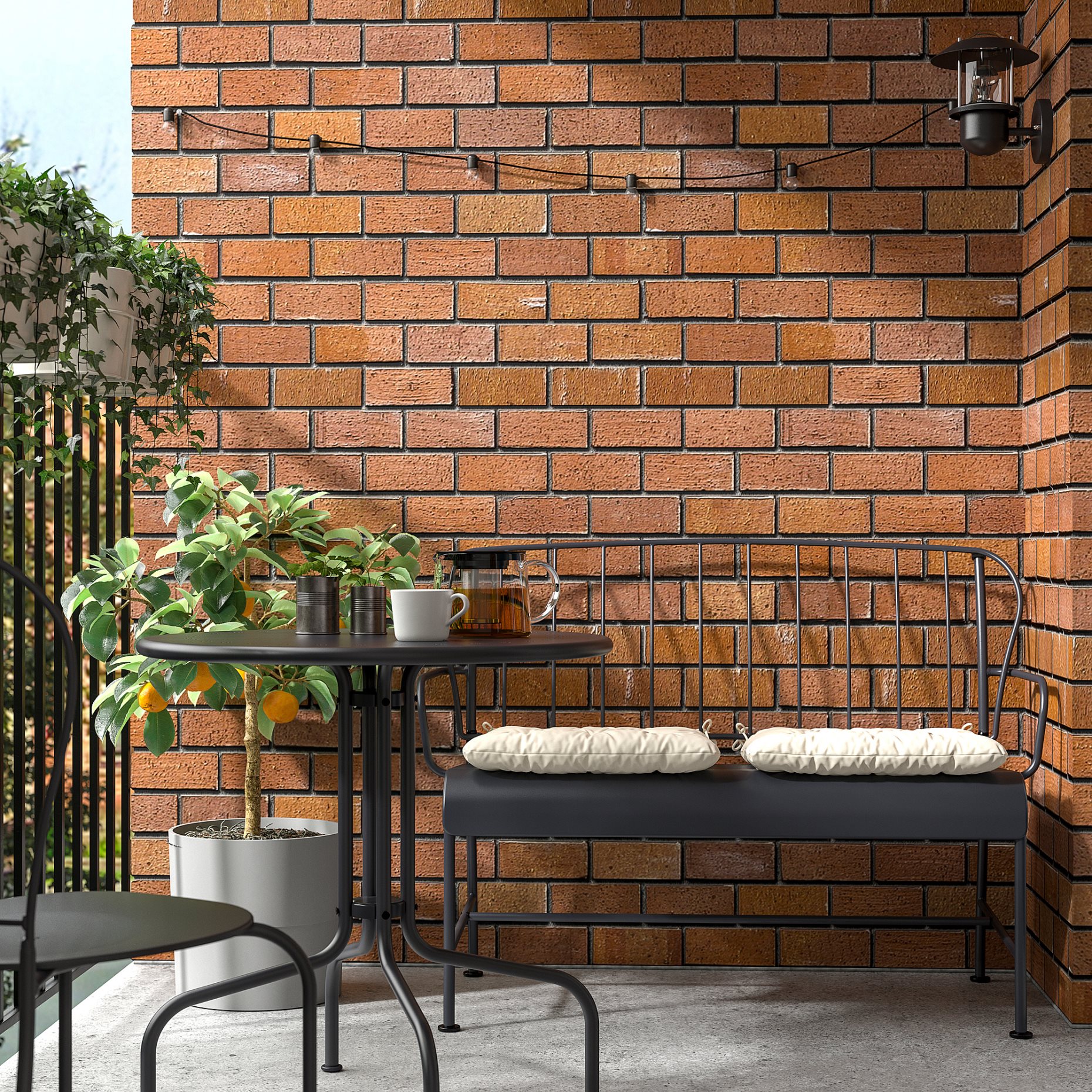 LÄCKÖ, 2-seat sofa, outdoor, 505.227.33