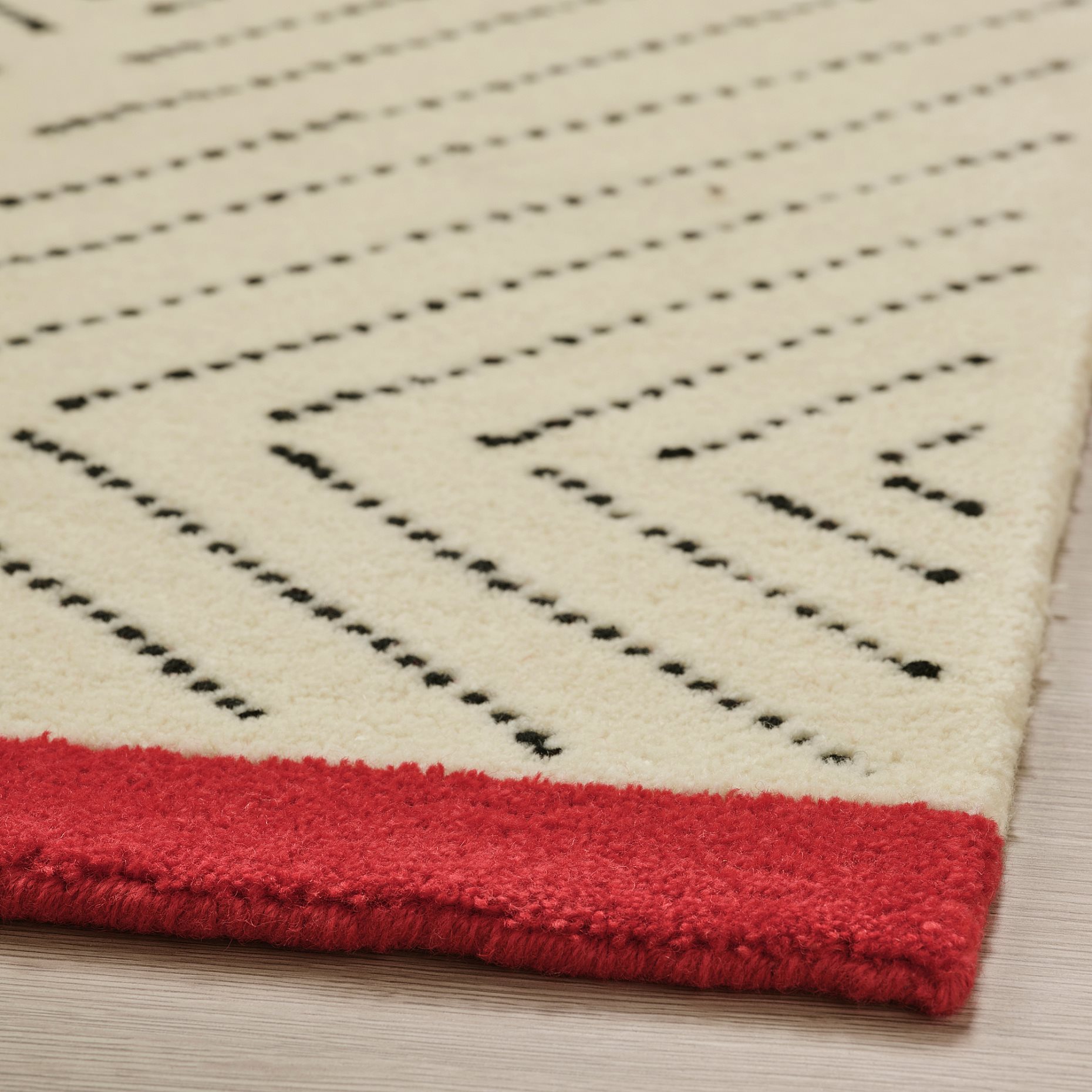 UNDERVISNING, rug low pile/handmade, 170x240 cm, 505.600.65