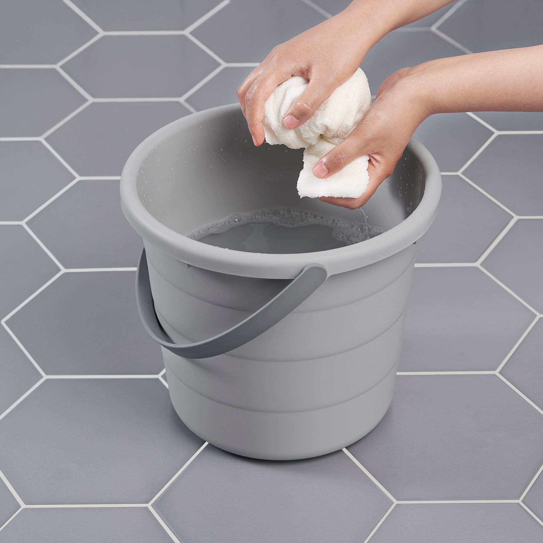 PEPPRIG, 3-piece bucket set with lid, 505.676.13
