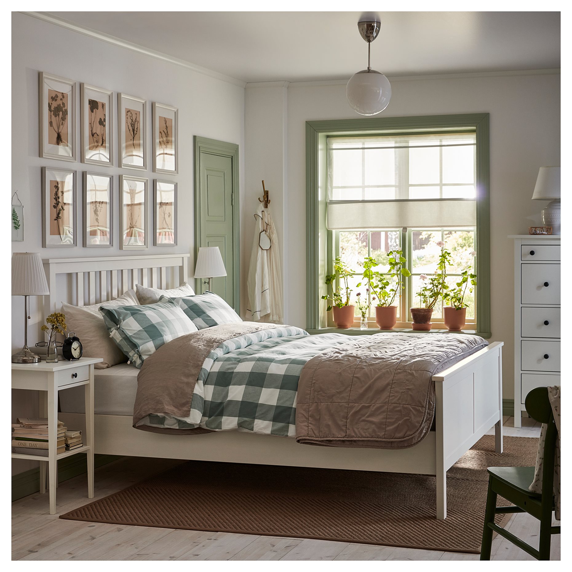 HEMNES, bed frame, 160X200 cm, 590.197.95