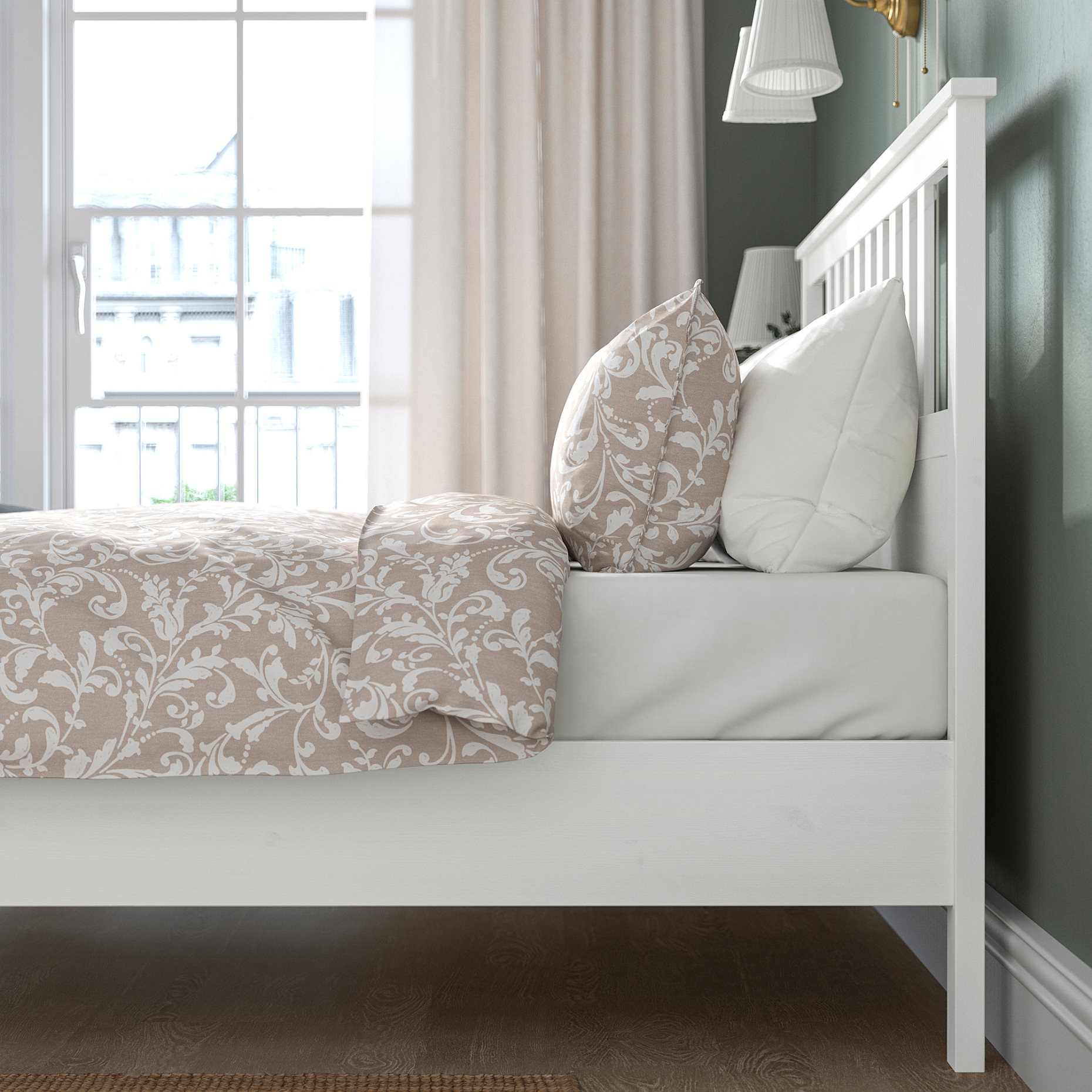 HEMNES, bed frame, 160X200 cm, 590.197.95