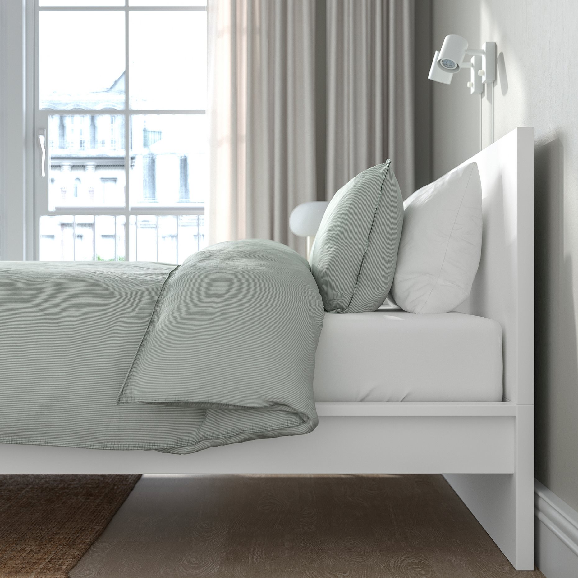 MALM, bed frame/high, 160X200 cm, 590.198.42