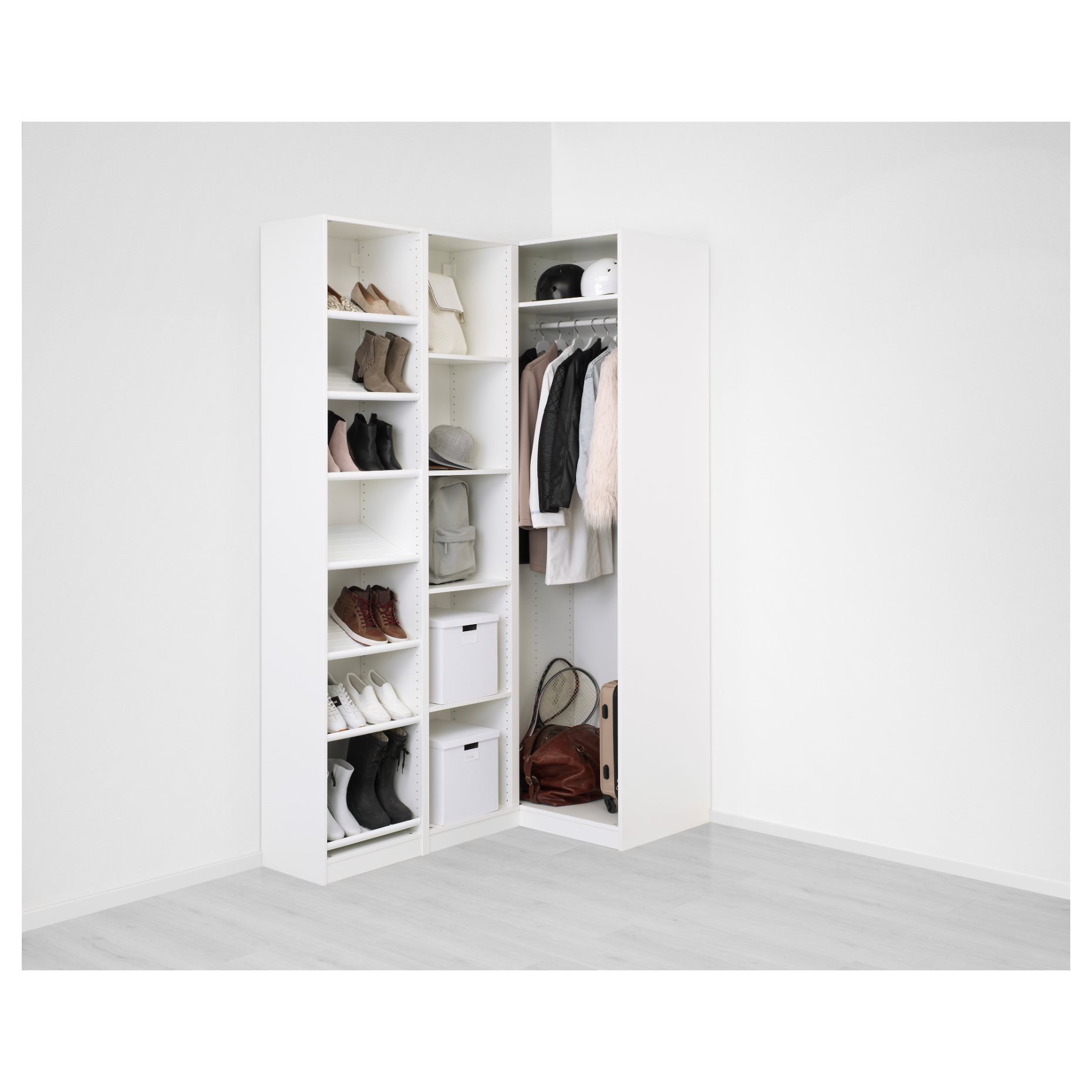 PAX, corner wardrobe, 160/88X236 cm, 592.213.73