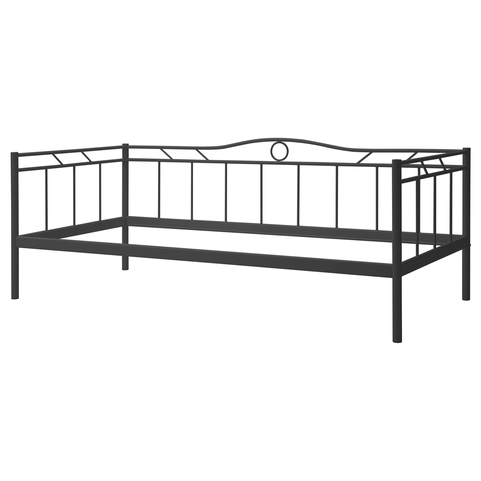 RAMSTA, day-bed frame with slatted bed base, 90X200 cm, 592.927.42