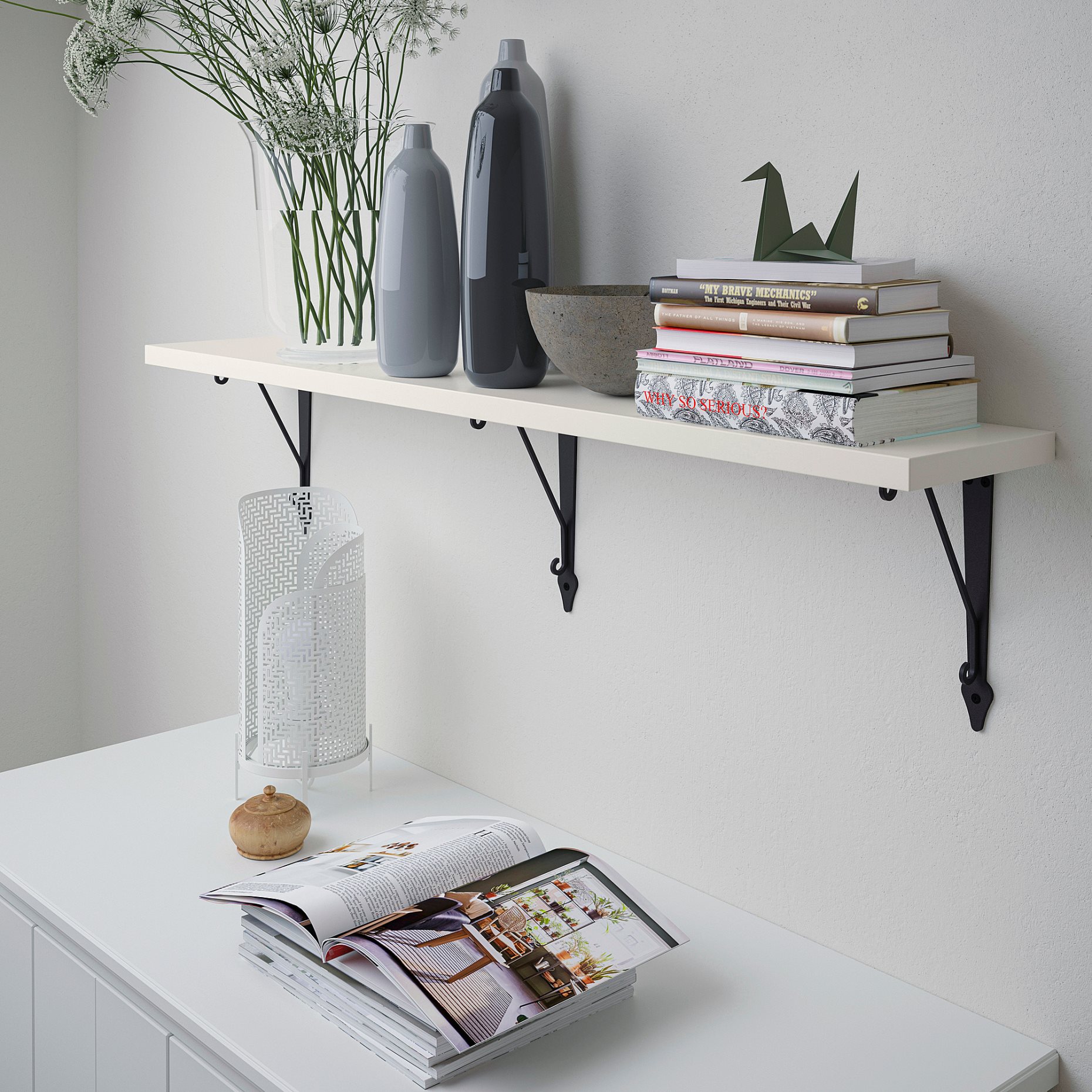 BERGSHULT/KROKSHULT, wall shelf, 593.260.54