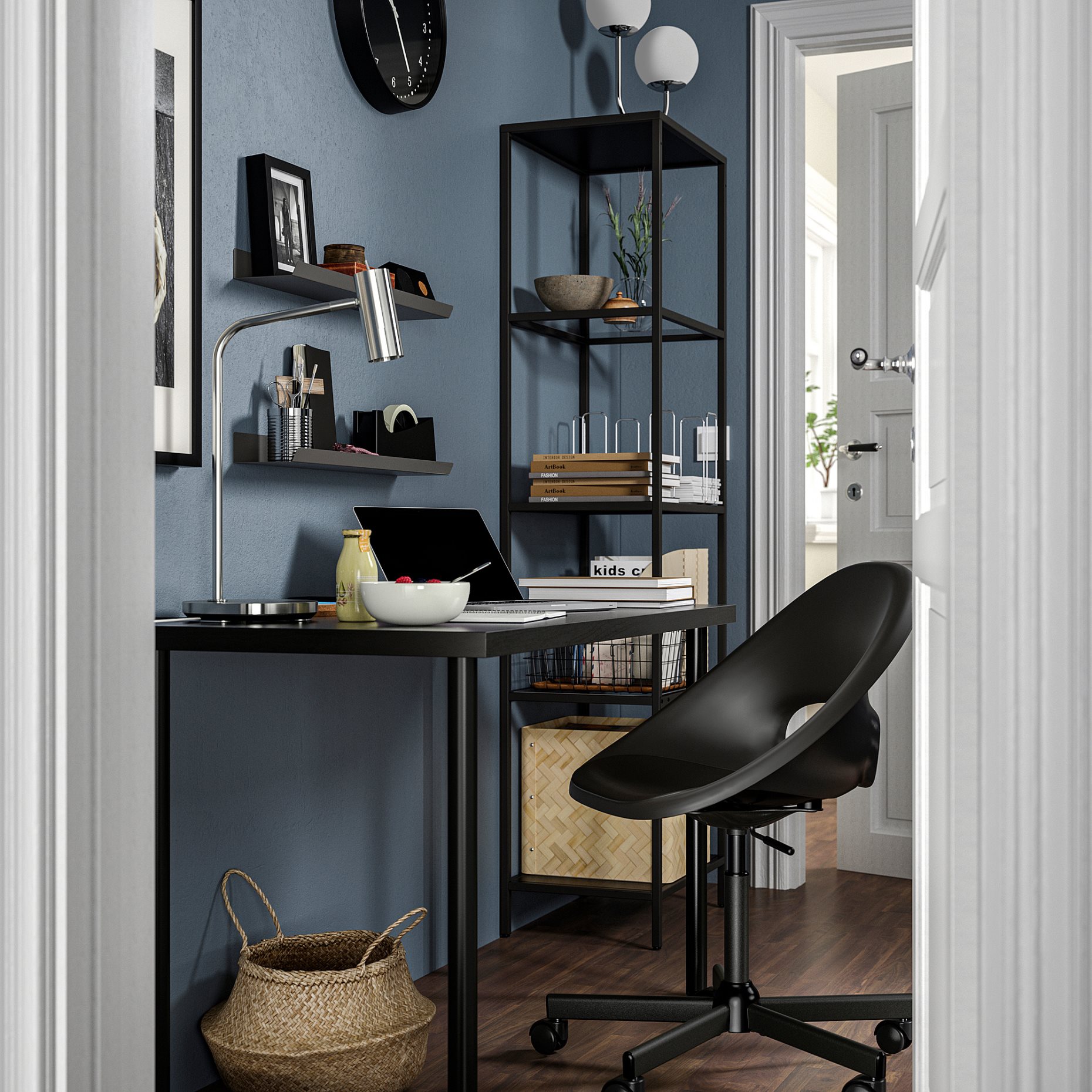 ELDBERGET/MALSKAR, swivel chair, 593.318.47