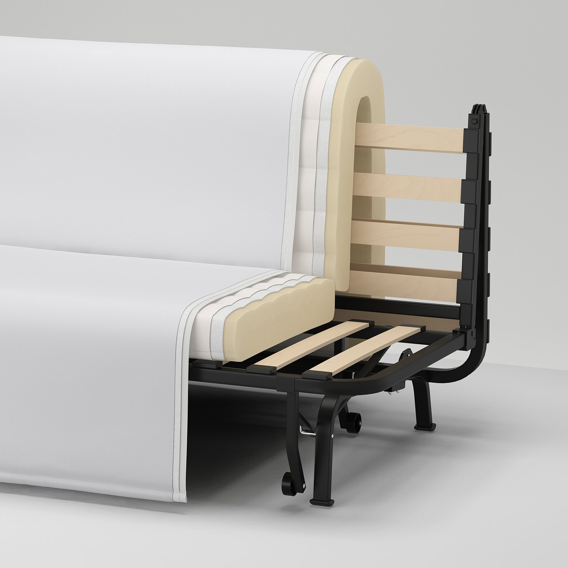 LYCKSELE LÖVÅS, 2-seat sofa-bed, 593.871.32