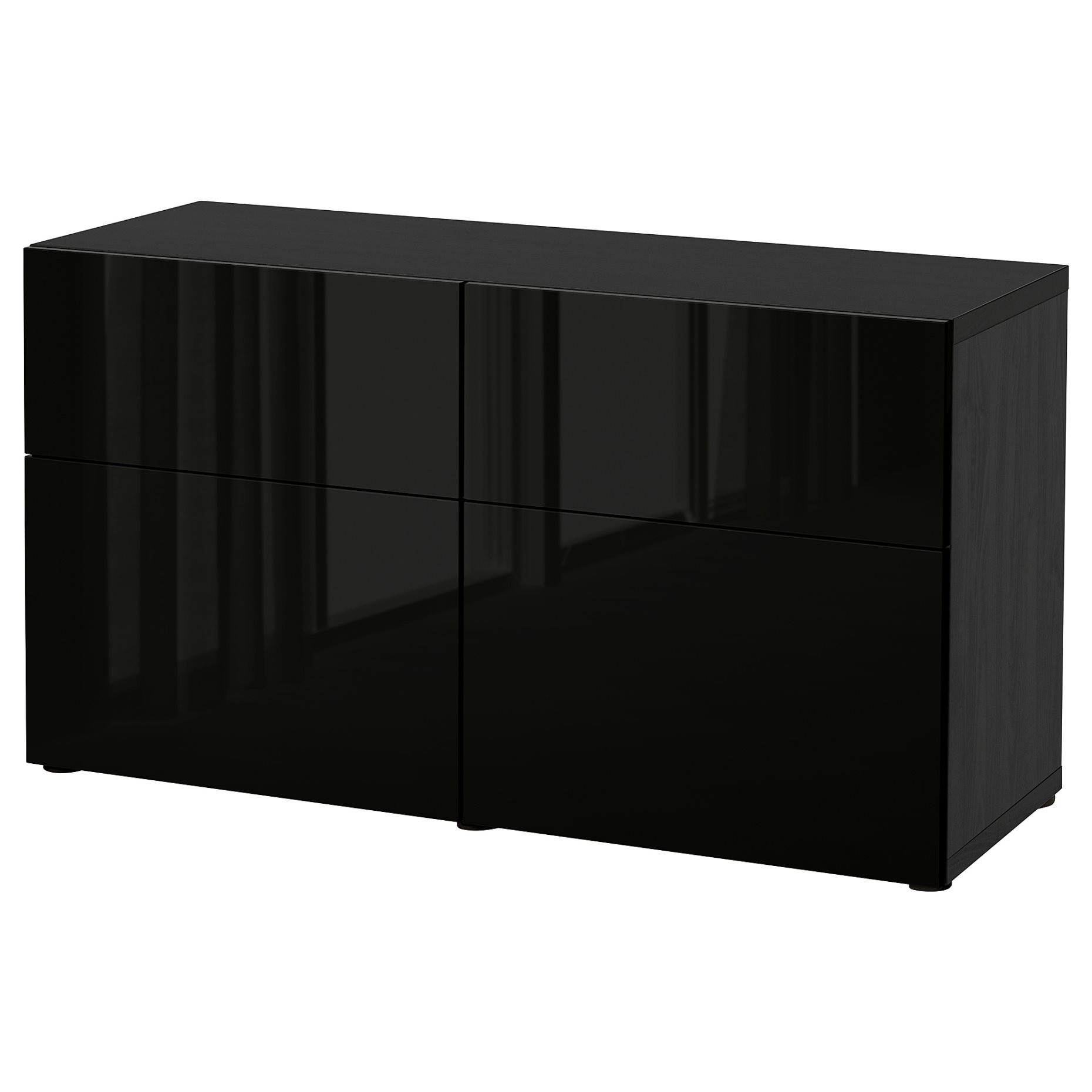 BESTÅ, storage combination with doors/drawers push-open, 120x42x65 cm, 594.126.26