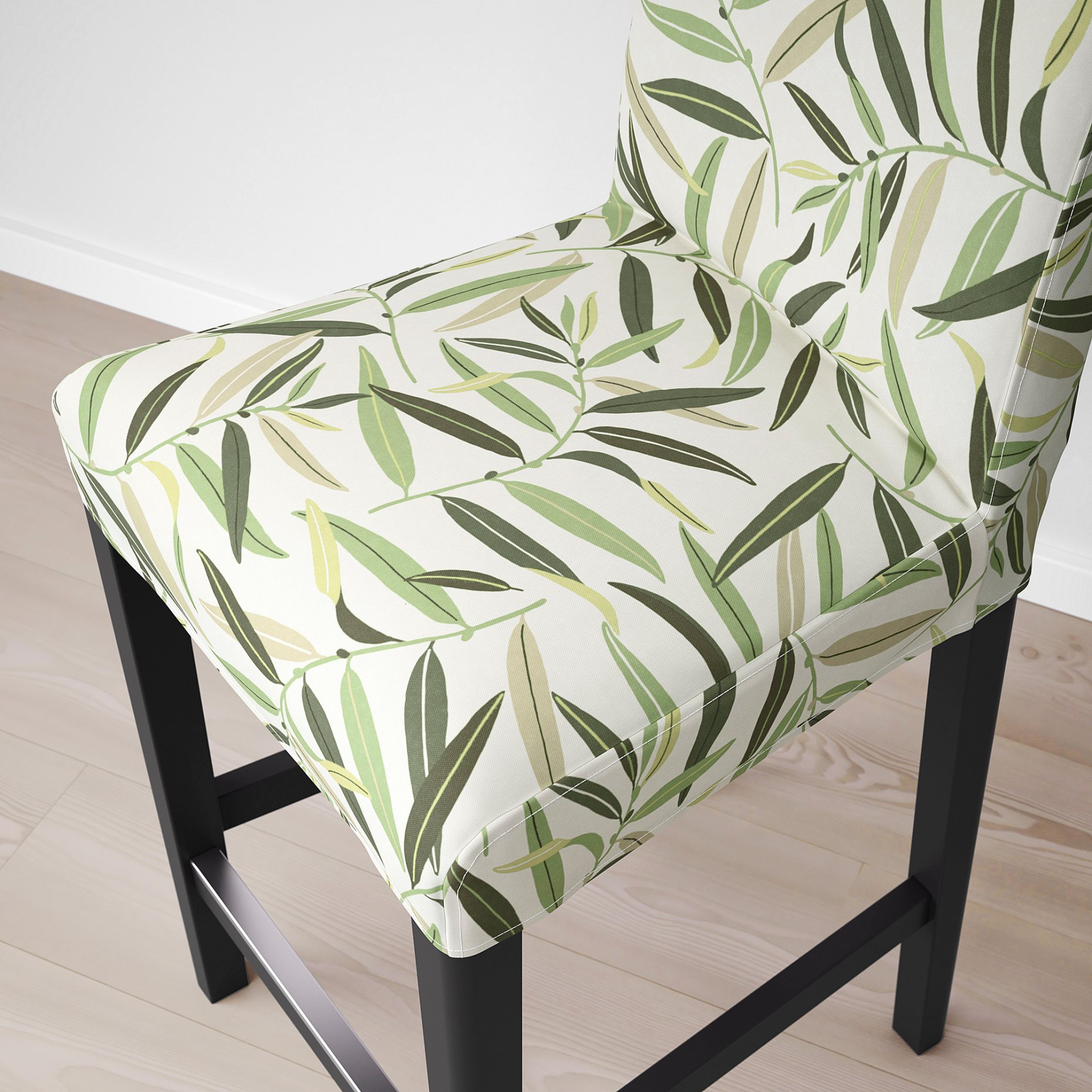 BERGMUND, bar stool with backrest, 62 cm, 594.196.56