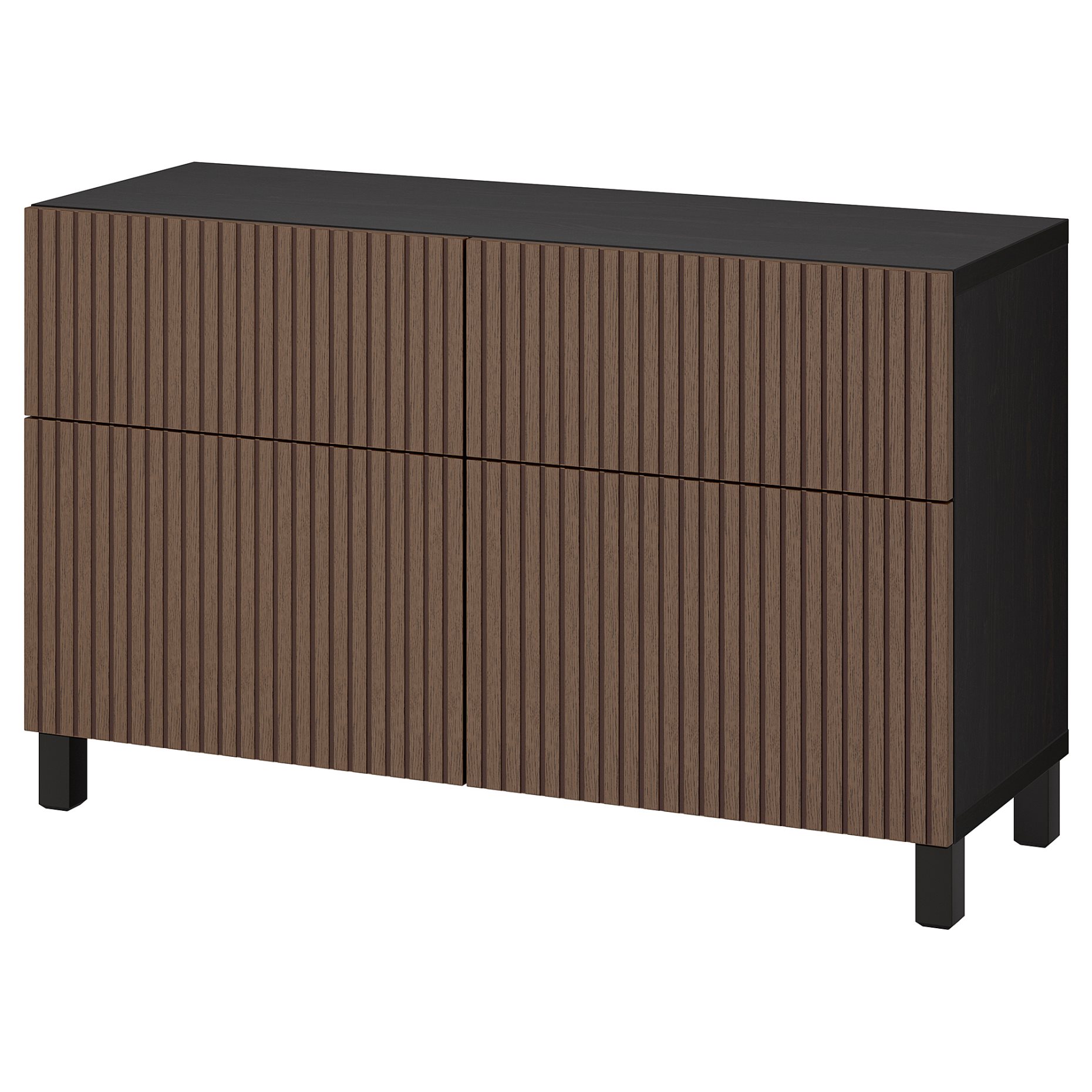 BESTÅ, storage combination with doors/drawers push-open, 120x42x74 cm, 594.215.22