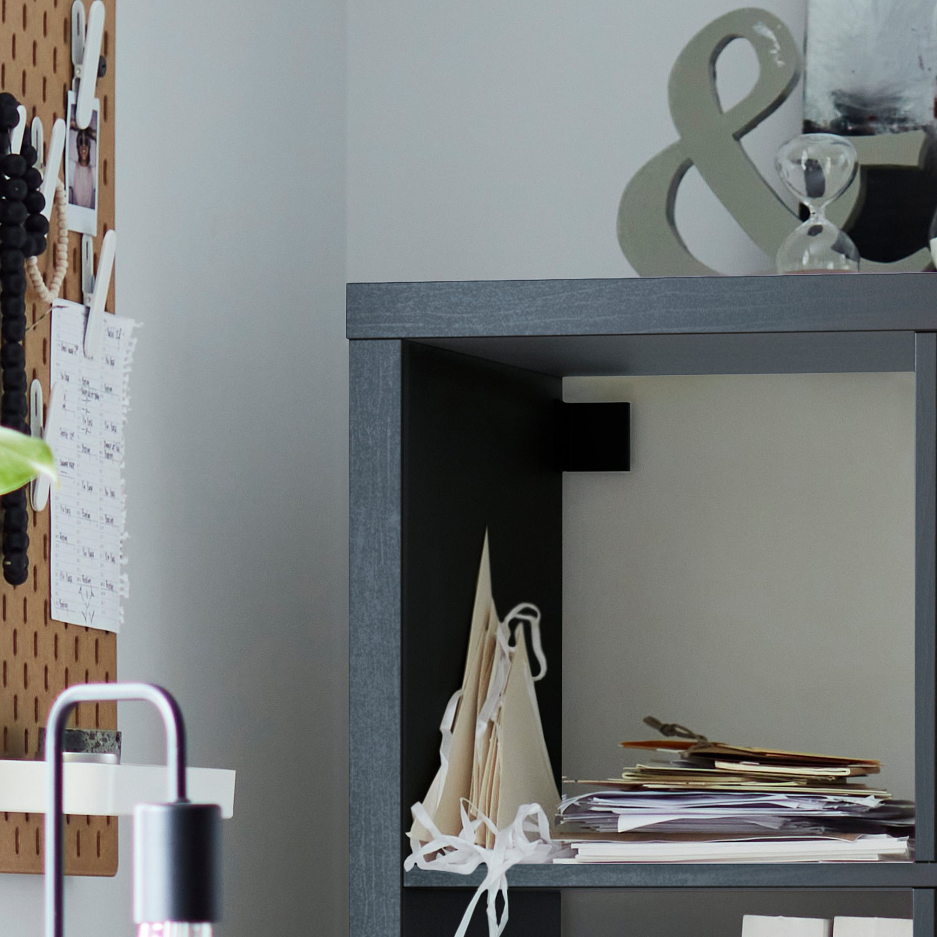 KALLAX, shelving unit with underframe, 147x164 cm, 594.427.13