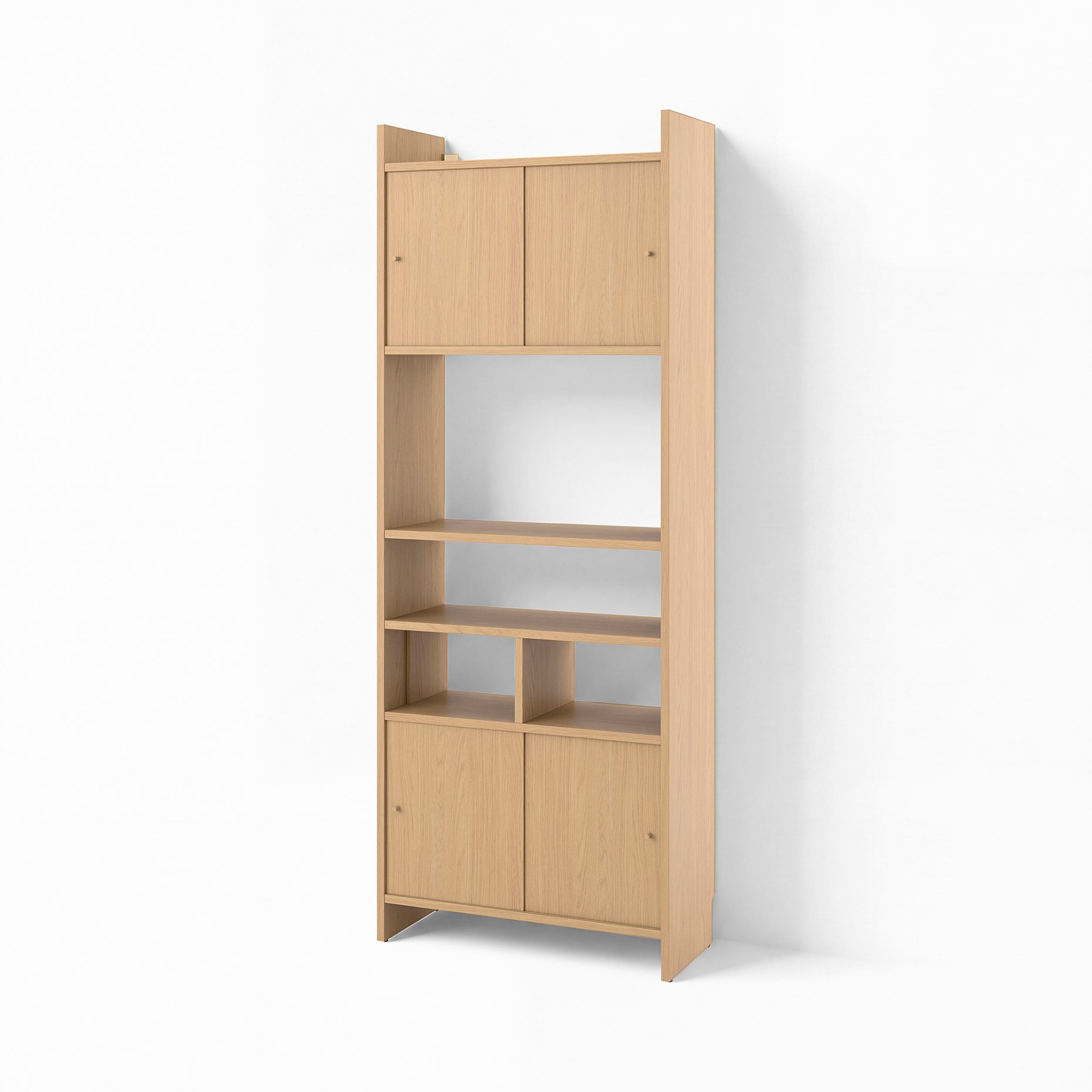 LÅDMAKARE, storage combination with sliding doors and 1 shelf insert, 81x35x212 cm, 595.646.91