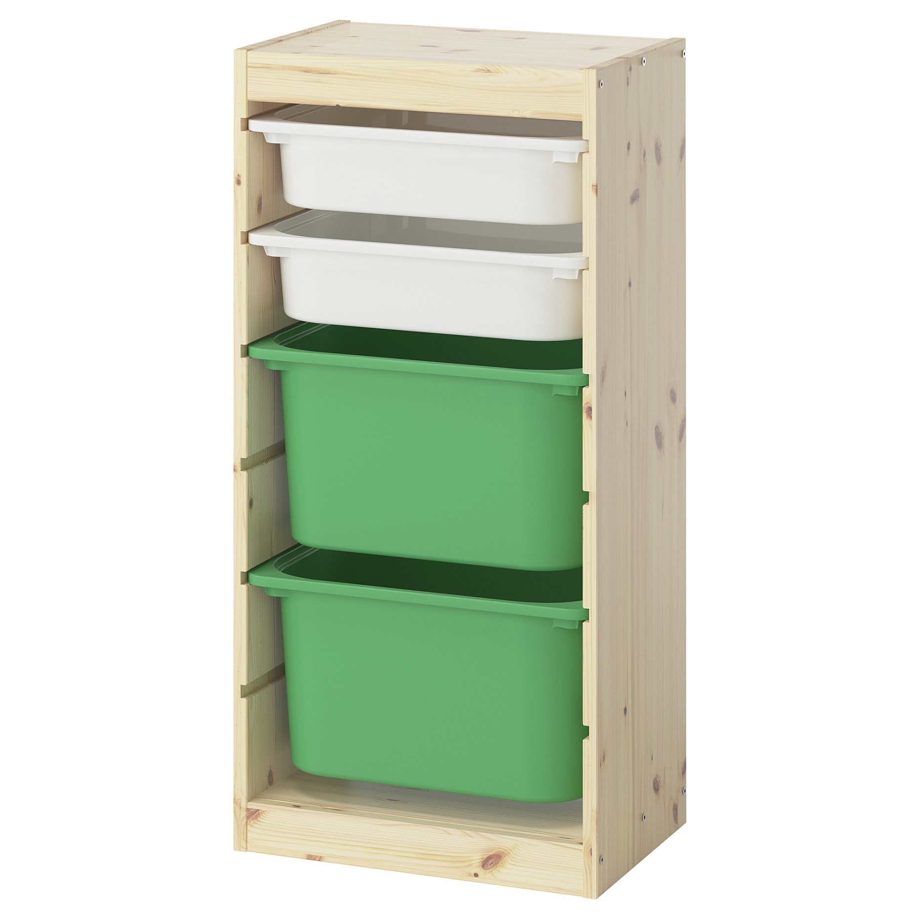 TROFAST, storage combination with boxes, 44x30x91 cm, 595.752.08