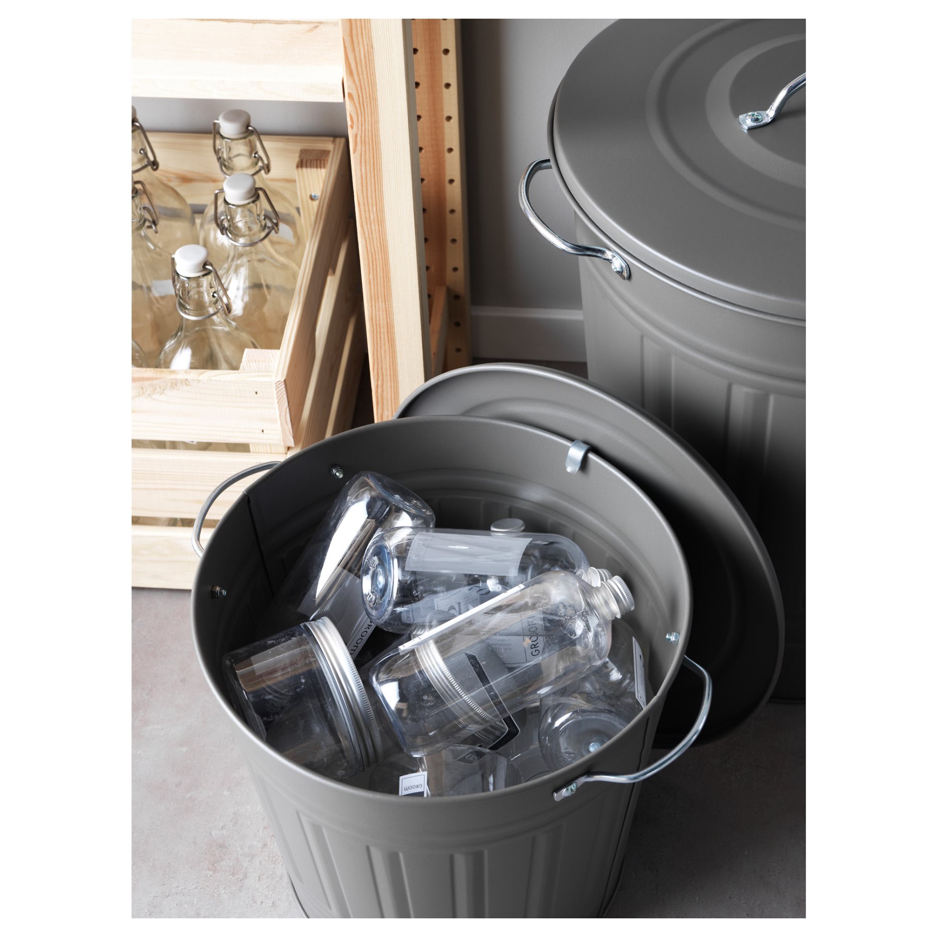 KNODD, bin with lid, 603.122.49