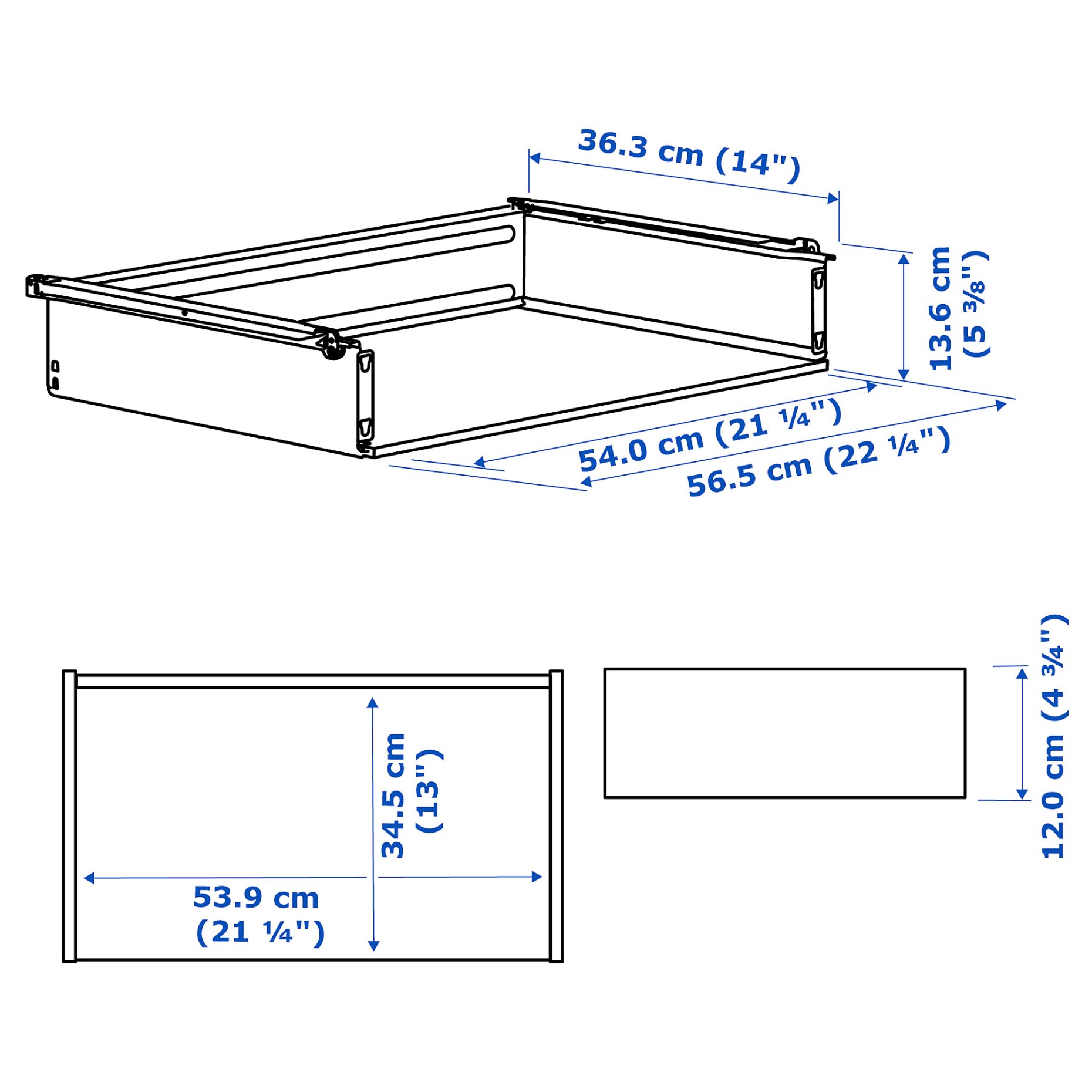 HJÄLPA, drawer without front, 603.309.84