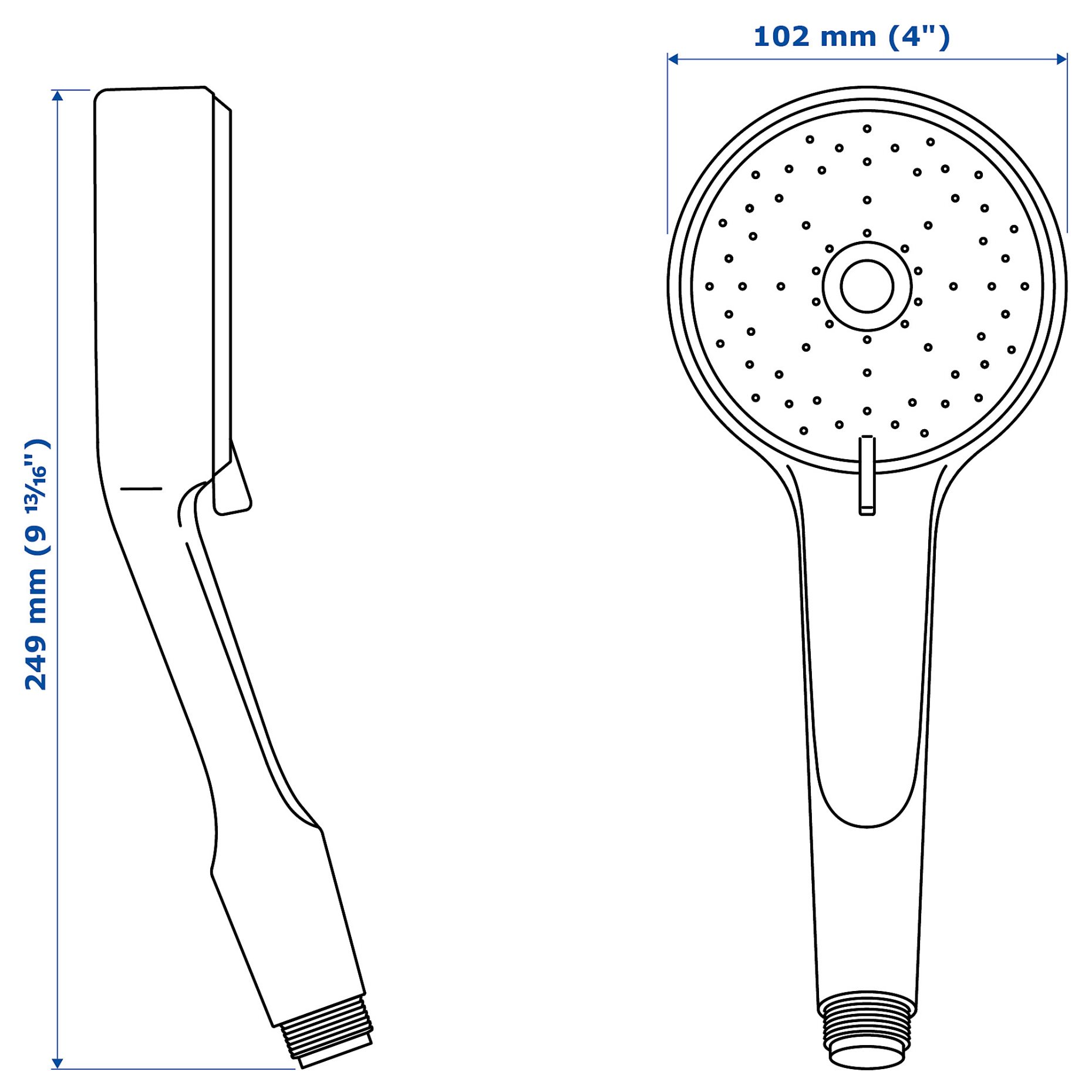 BROGRUND, 5-spray handshower, 603.425.43