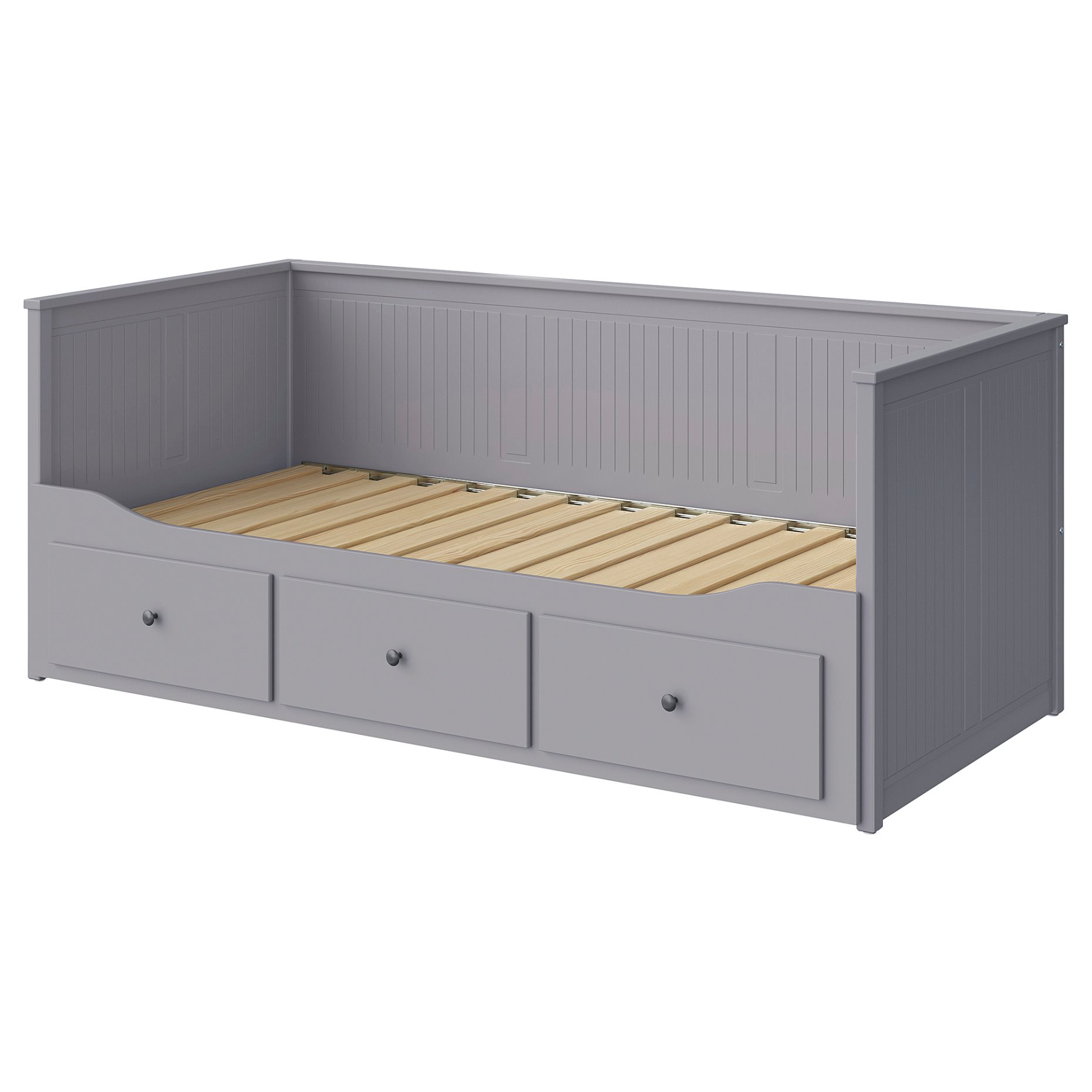 HEMNES, κρεβάτι επισκέπτη day-bed με 3 συρτάρια, 80x200 cm, 603.722.76