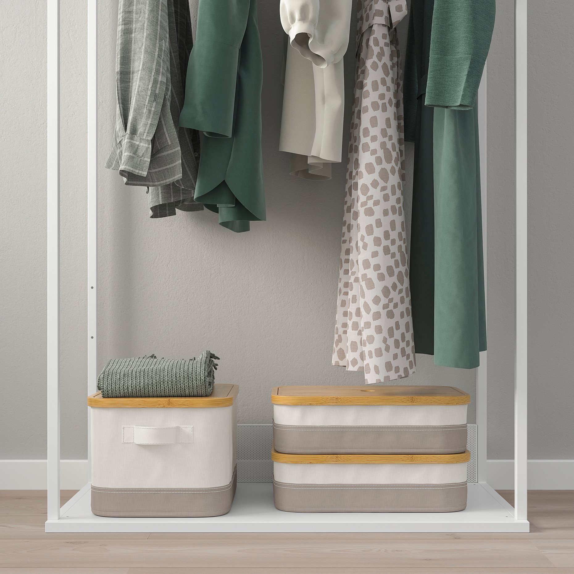 PLATSA, open clothes hanging unit, 604.526.02
