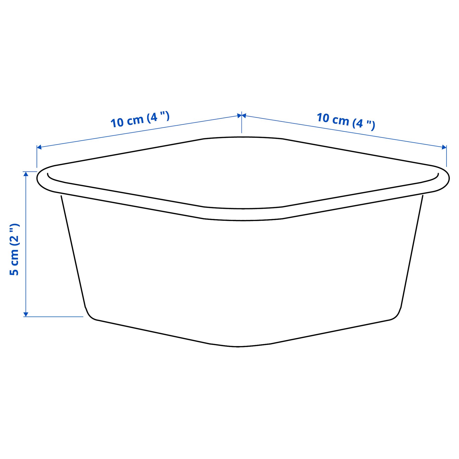 NOJIG, box/plastic, 10x10x5 cm, 604.770.37