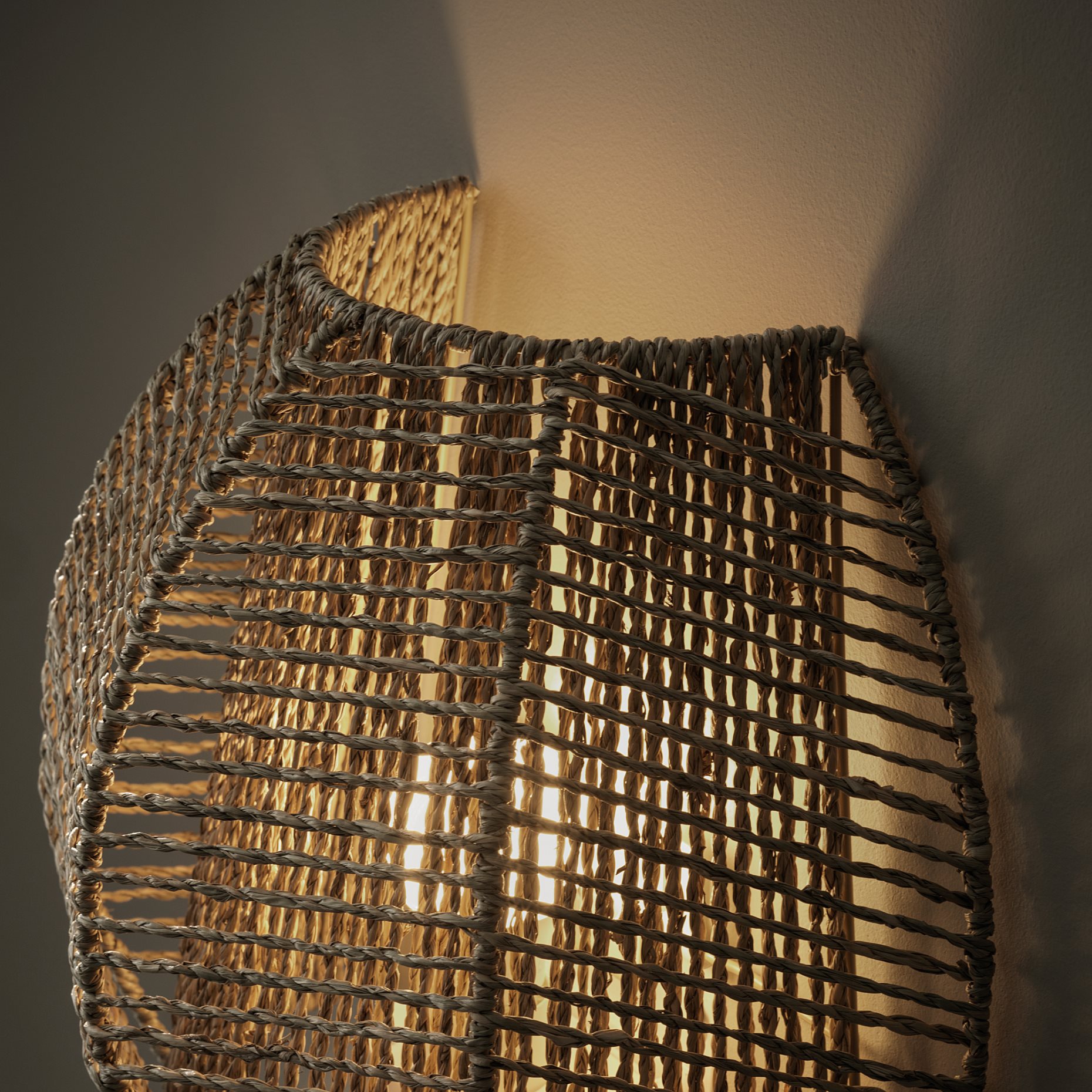 MÅNALG, wall lamp, wired-in installation/handmade, 604.846.98