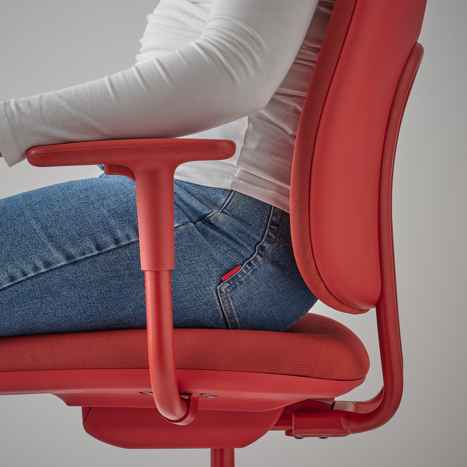 SMORKULL, office chair with armrests, 605.034.37