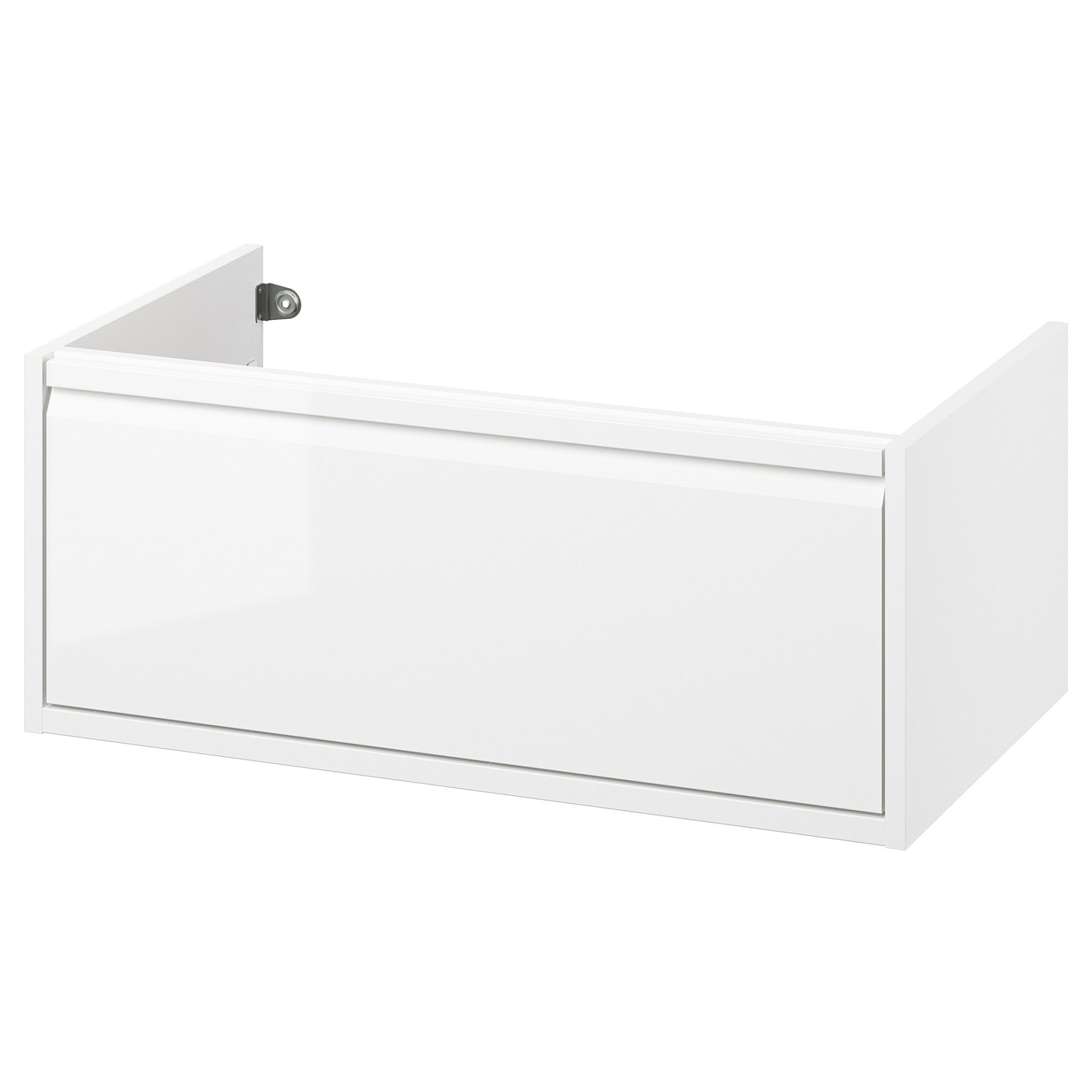 ANGSJON, wash-stand with drawer/high-gloss, 80x48x33 cm, 605.350.99