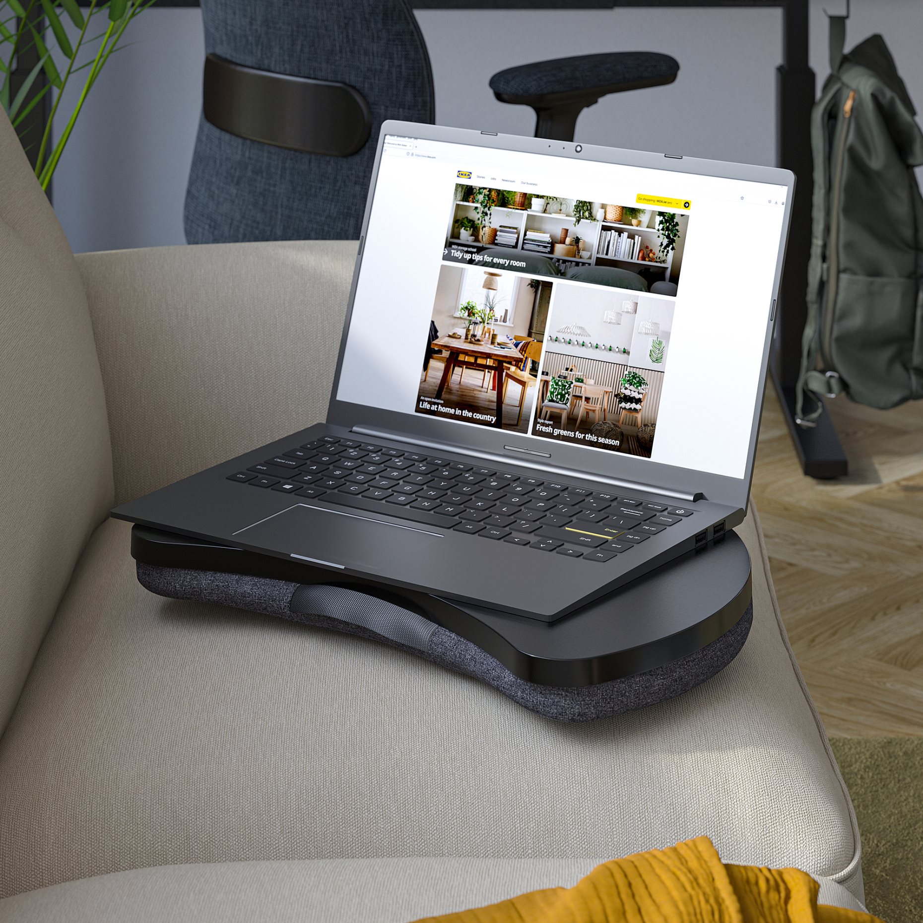 ÖJULF, βάση για laptop, 52x38 cm, 605.563.22