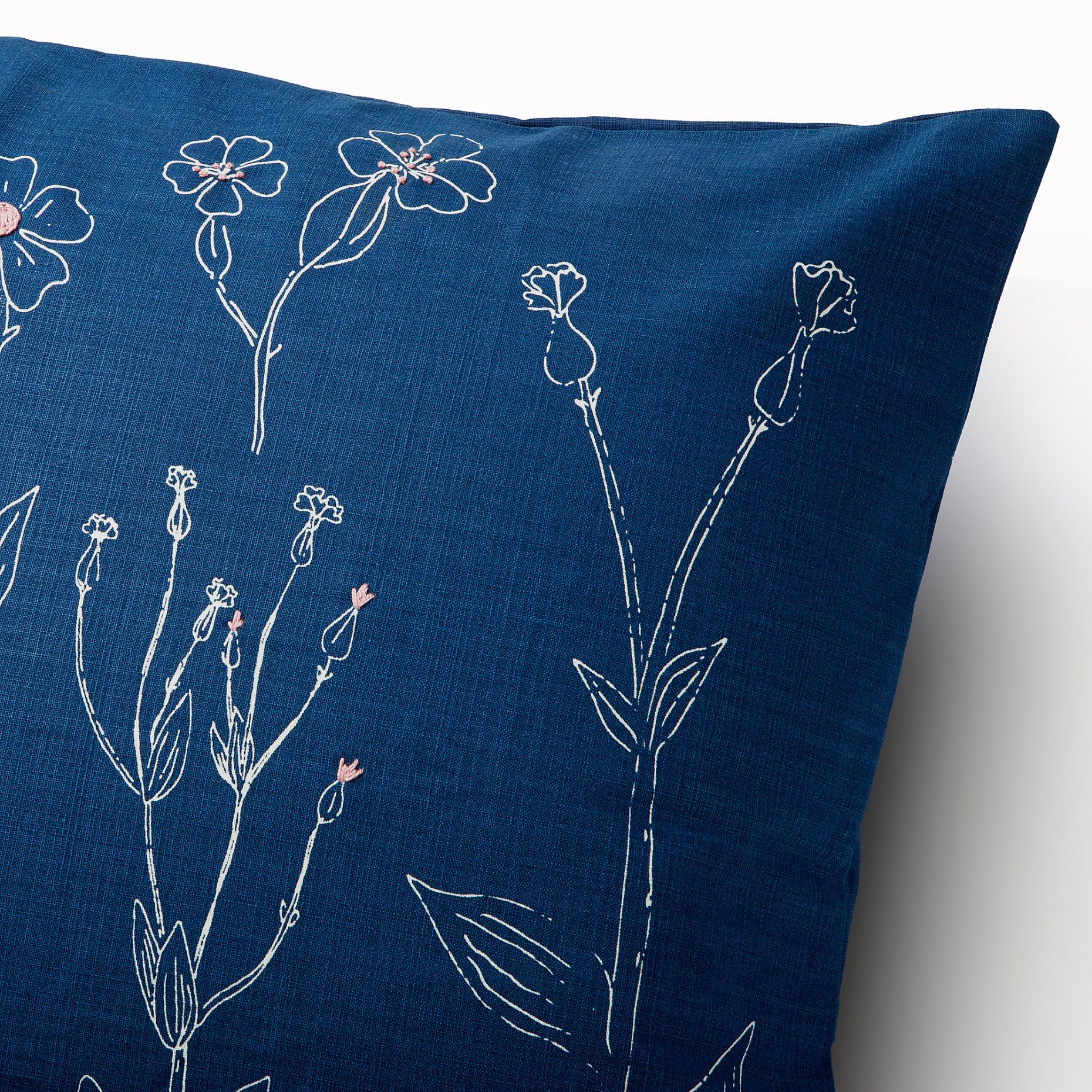 AKERNEJLIKA, cushion cover/ embroidery, 50x50 cm, 605.566.33
