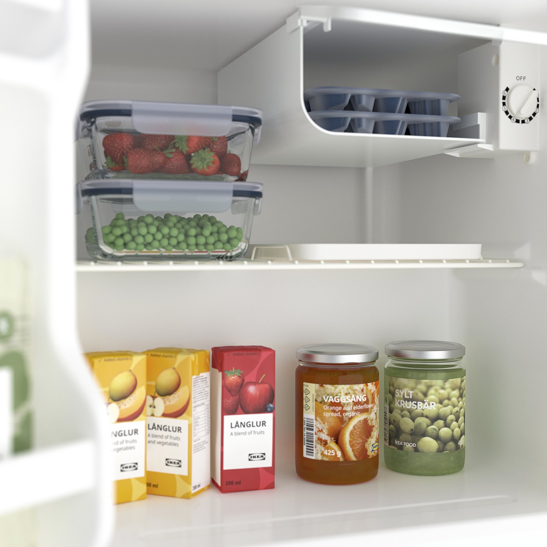 TILLREDA, ψυγείο ελεύθερο, 43 l, 605.787.29