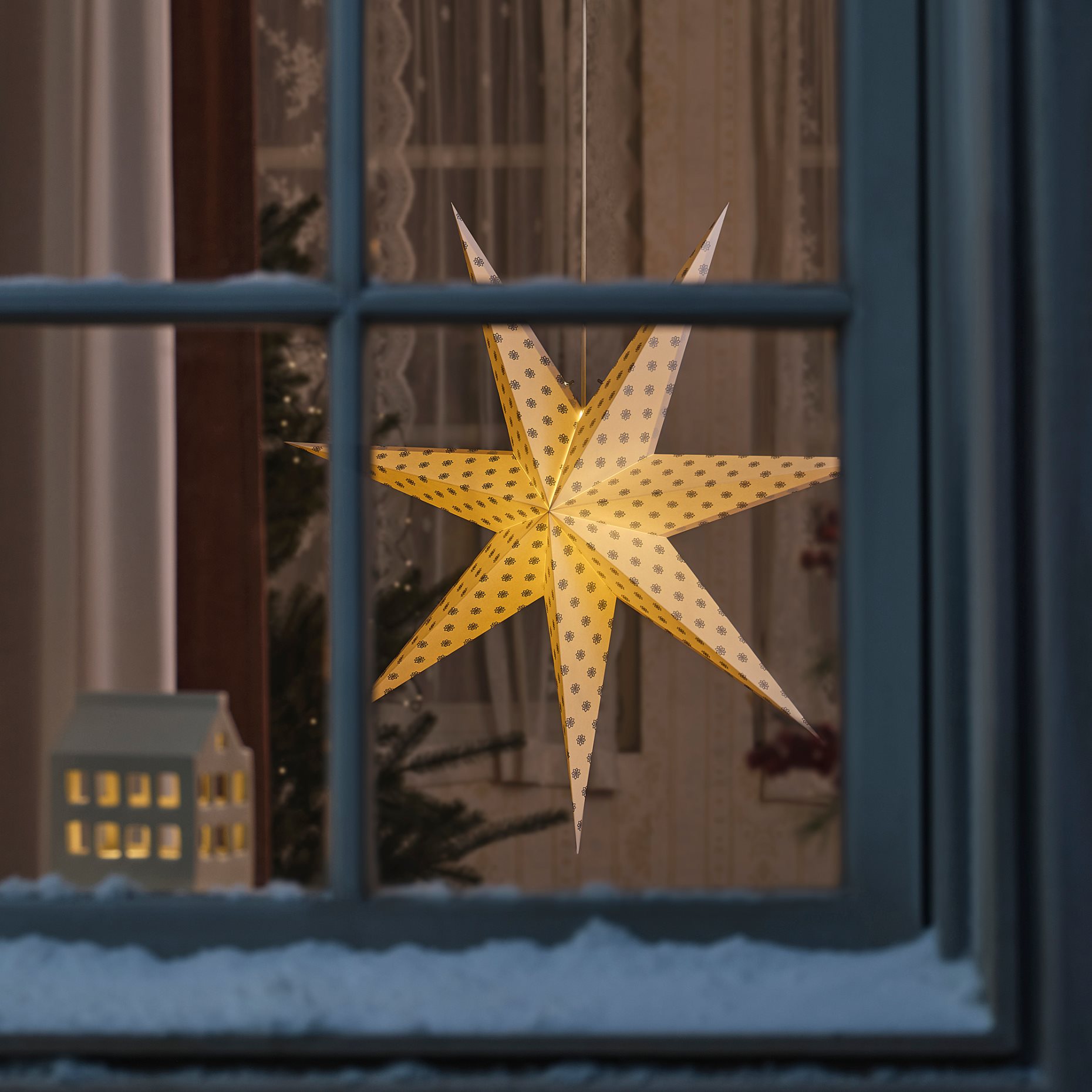 STRÅLA, lamp shade/flower, 90 cm, 605.836.55