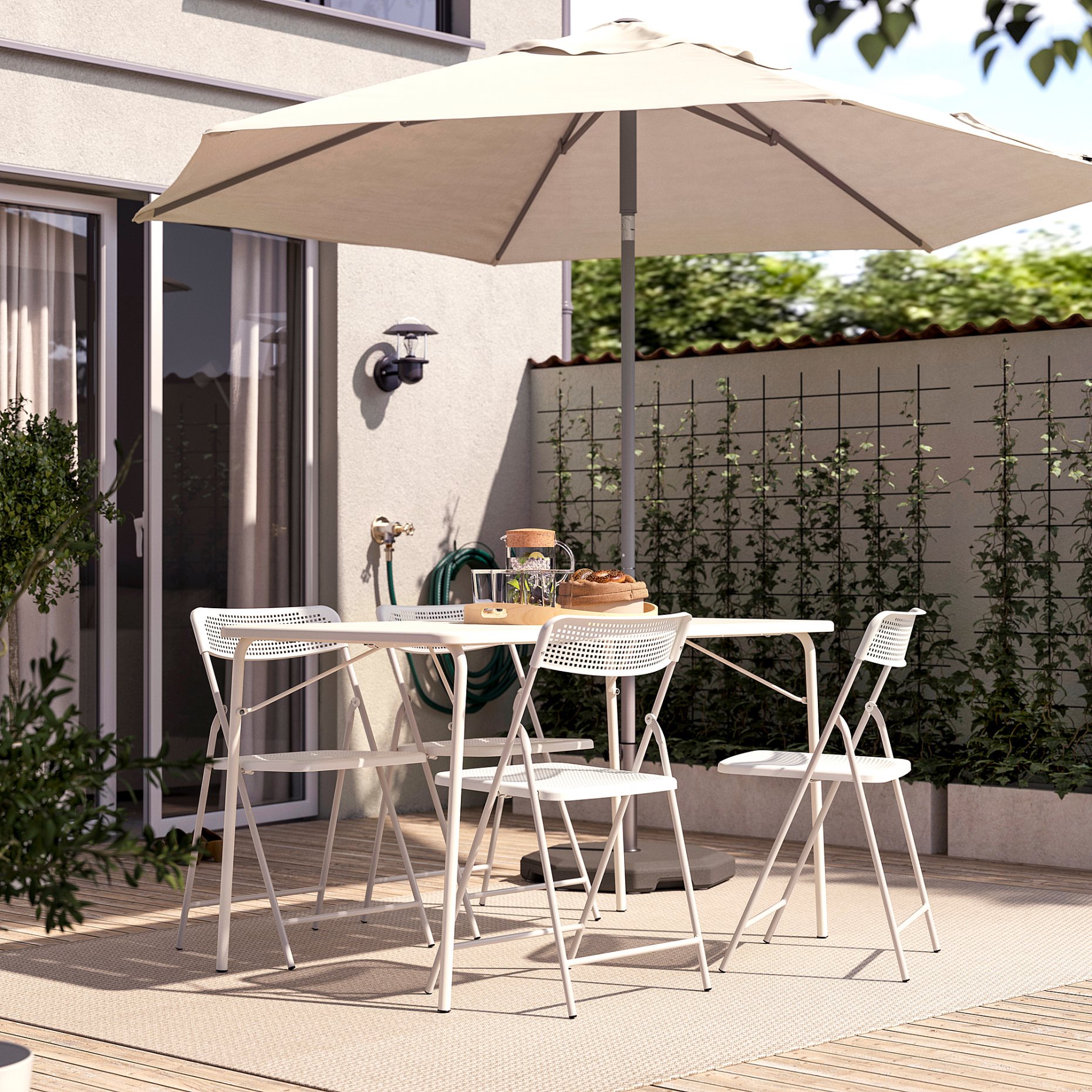 TORPARÖ, foldable table outdoor, 130x74 cm, 605.957.24