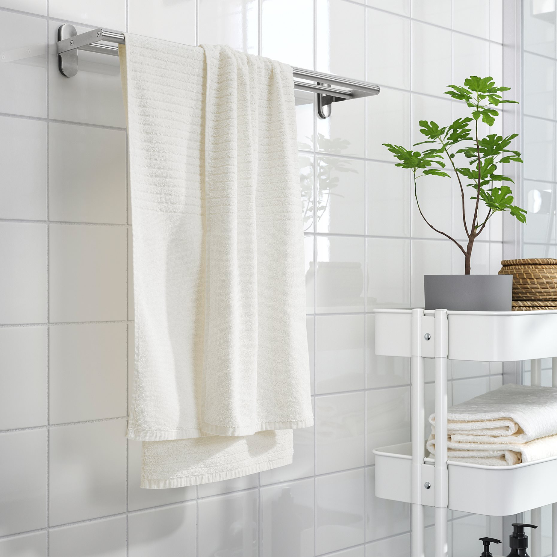 VÅGSJÖN, bath towel, 70x140 cm, 606.091.32