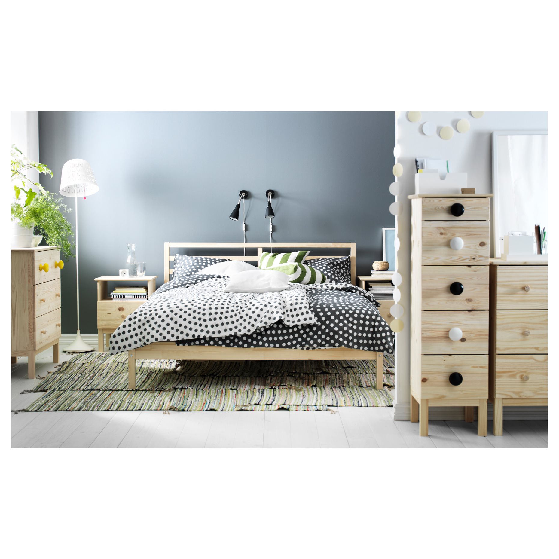 TARVA, bed frame, 160X200 cm, 690.024.26
