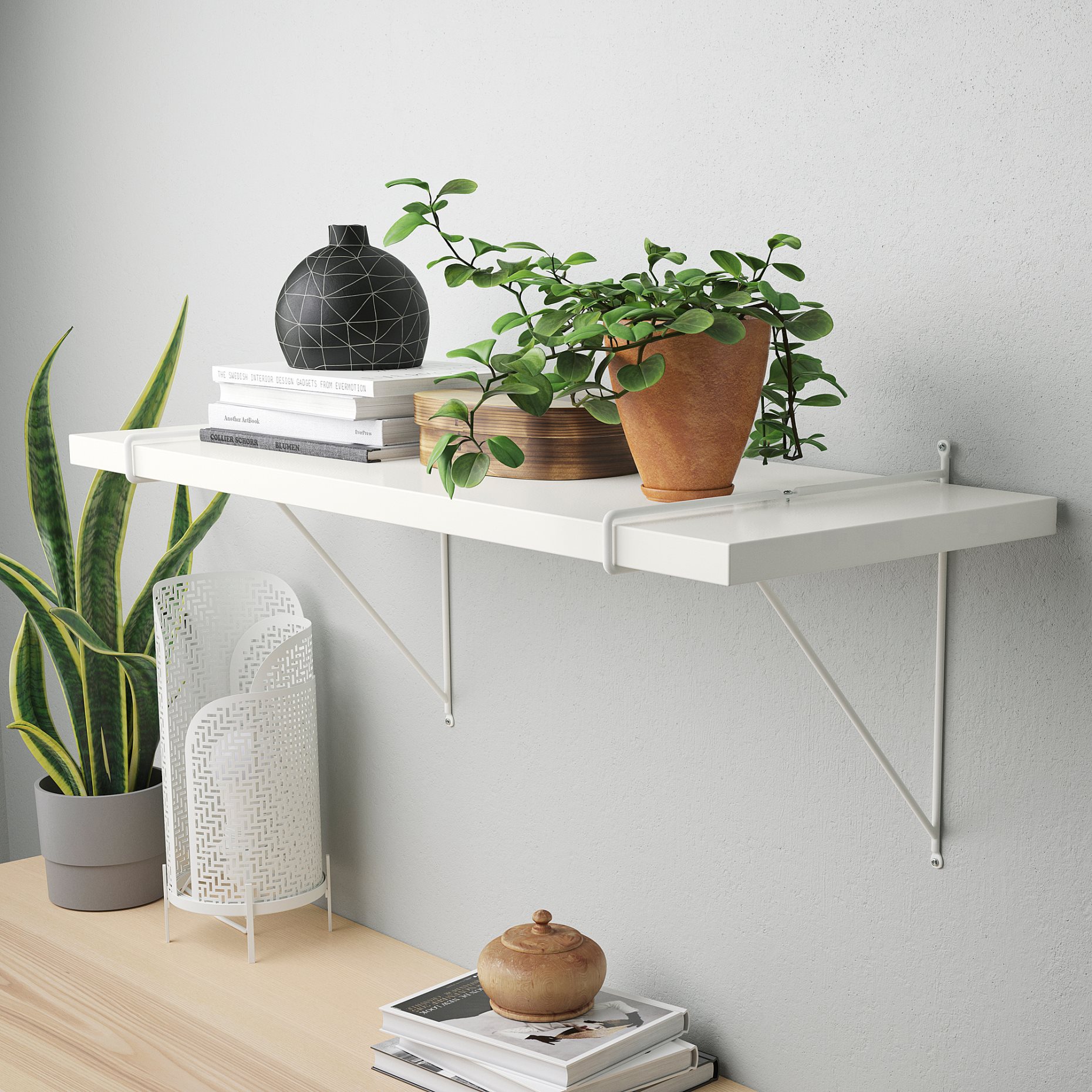 BERGSHULT/PERSHULT, wall shelf, 80x30 cm, 692.907.47