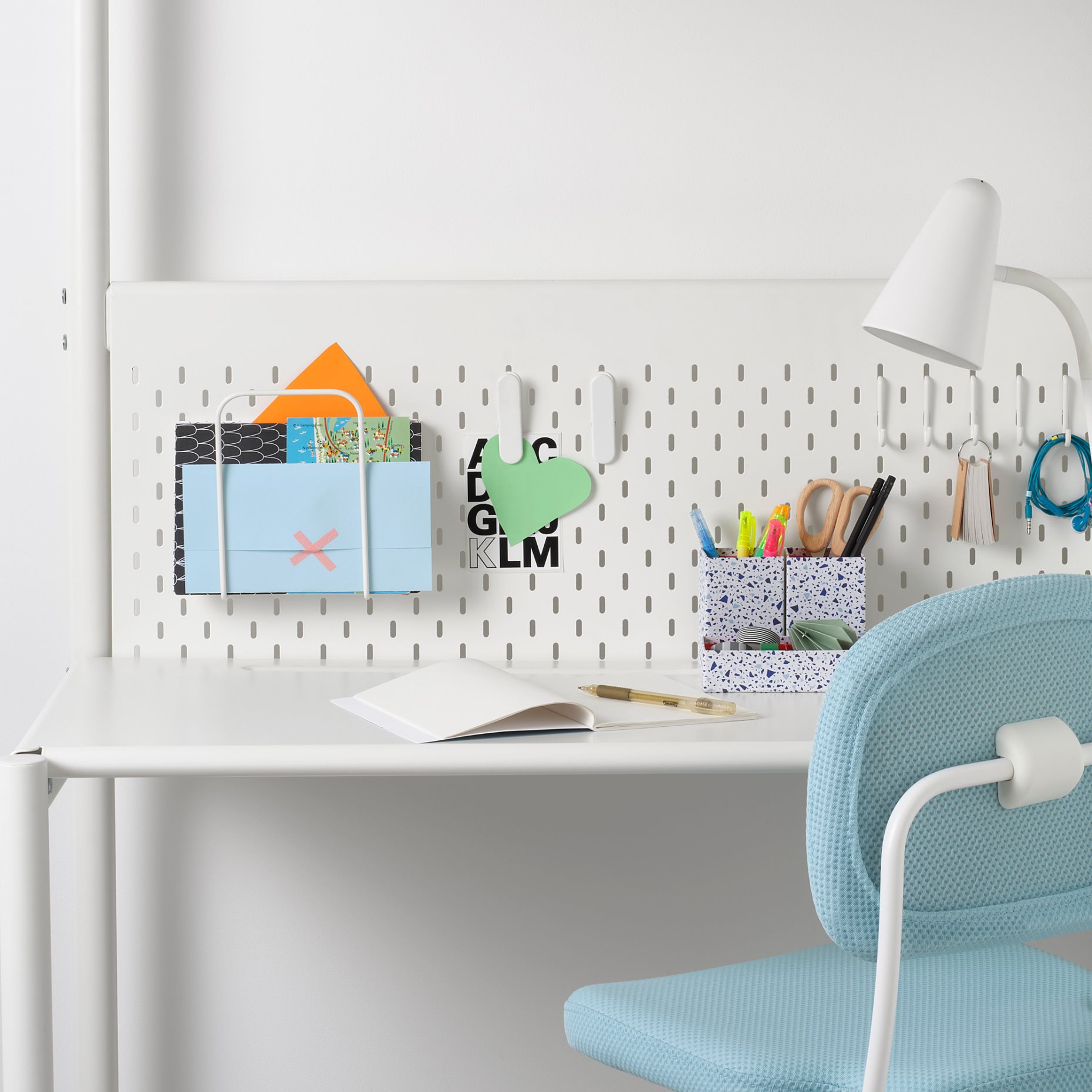 VITVAL, loft bed frame with desk top, 693.025.66