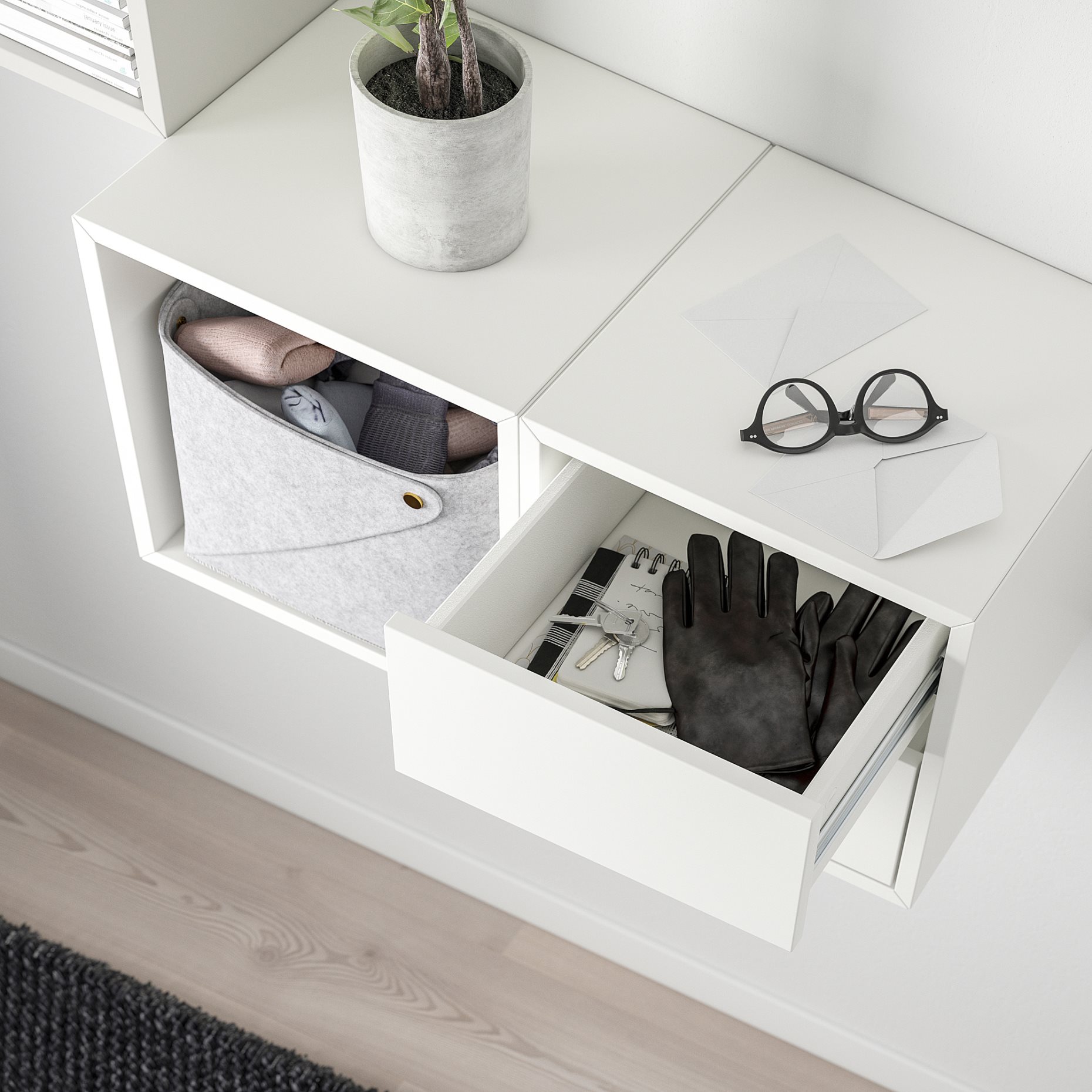 EKET, wall-mounted storage combination, 693.363.83