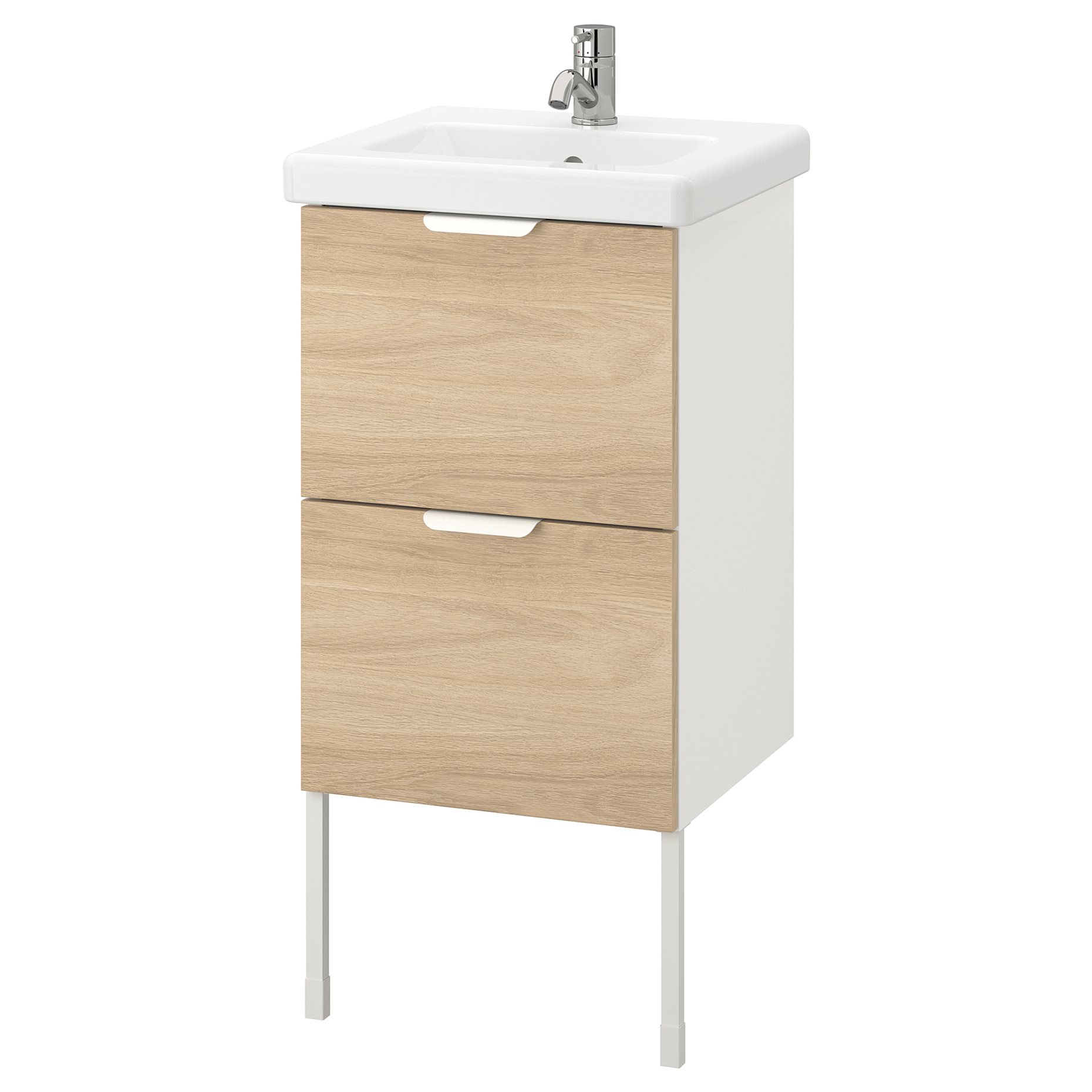 ENHET/TVALLEN, wash-stand with 2 drawers, 693.364.15
