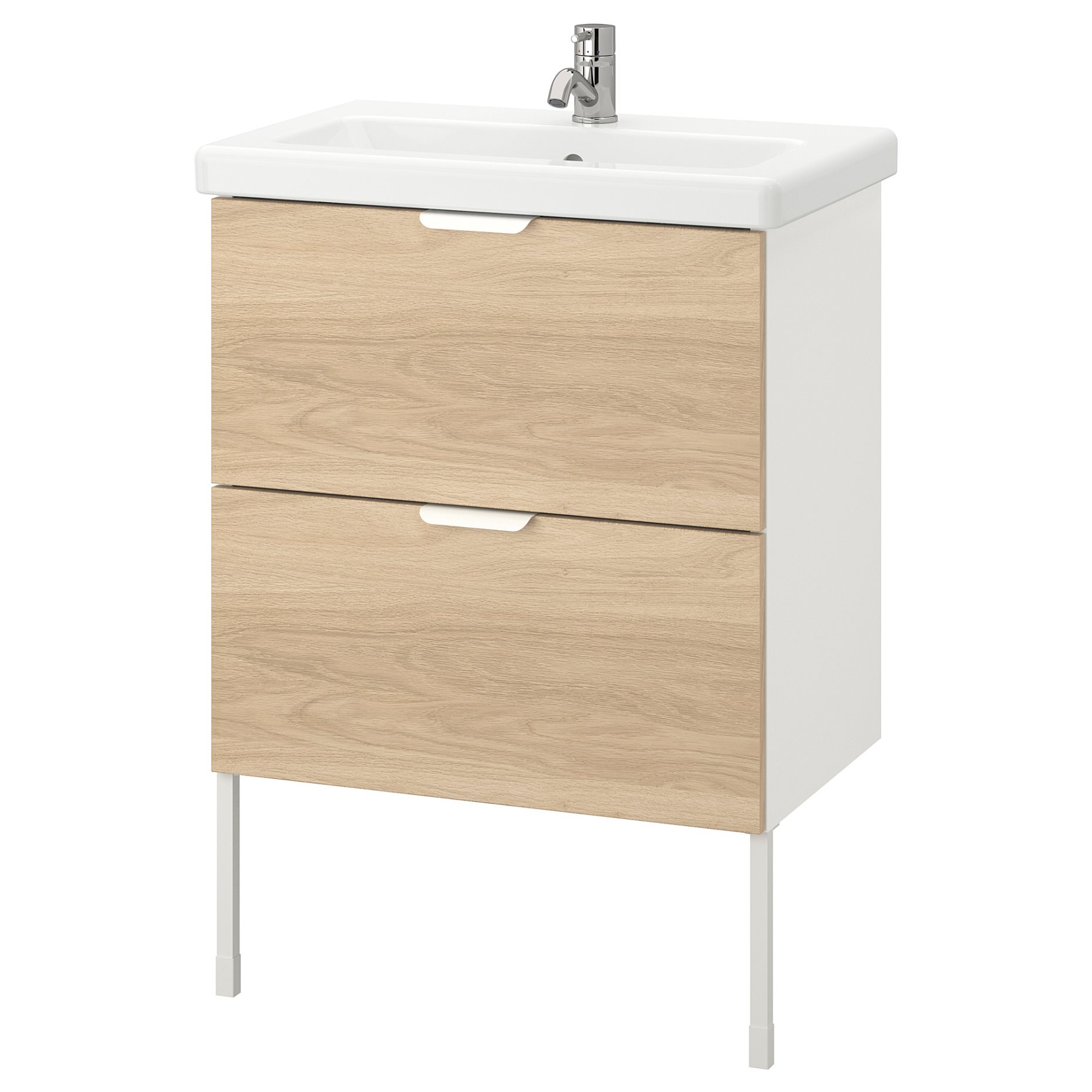 ENHET/TVALLEN, wash-stand with 2 drawers, 693.364.20